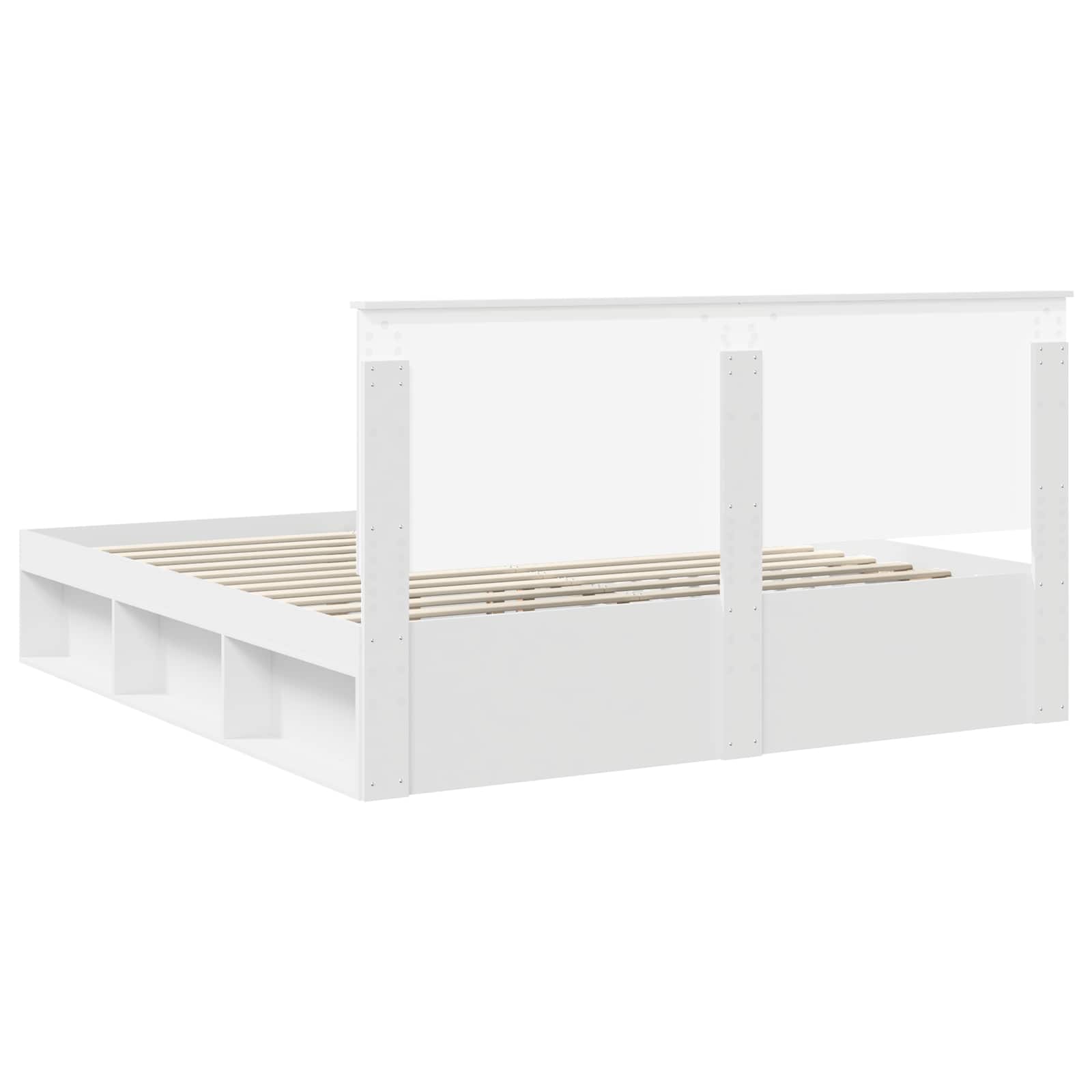 Cadre de lit Blanc 180 x 200 cm Bois de pin massif - XIOS