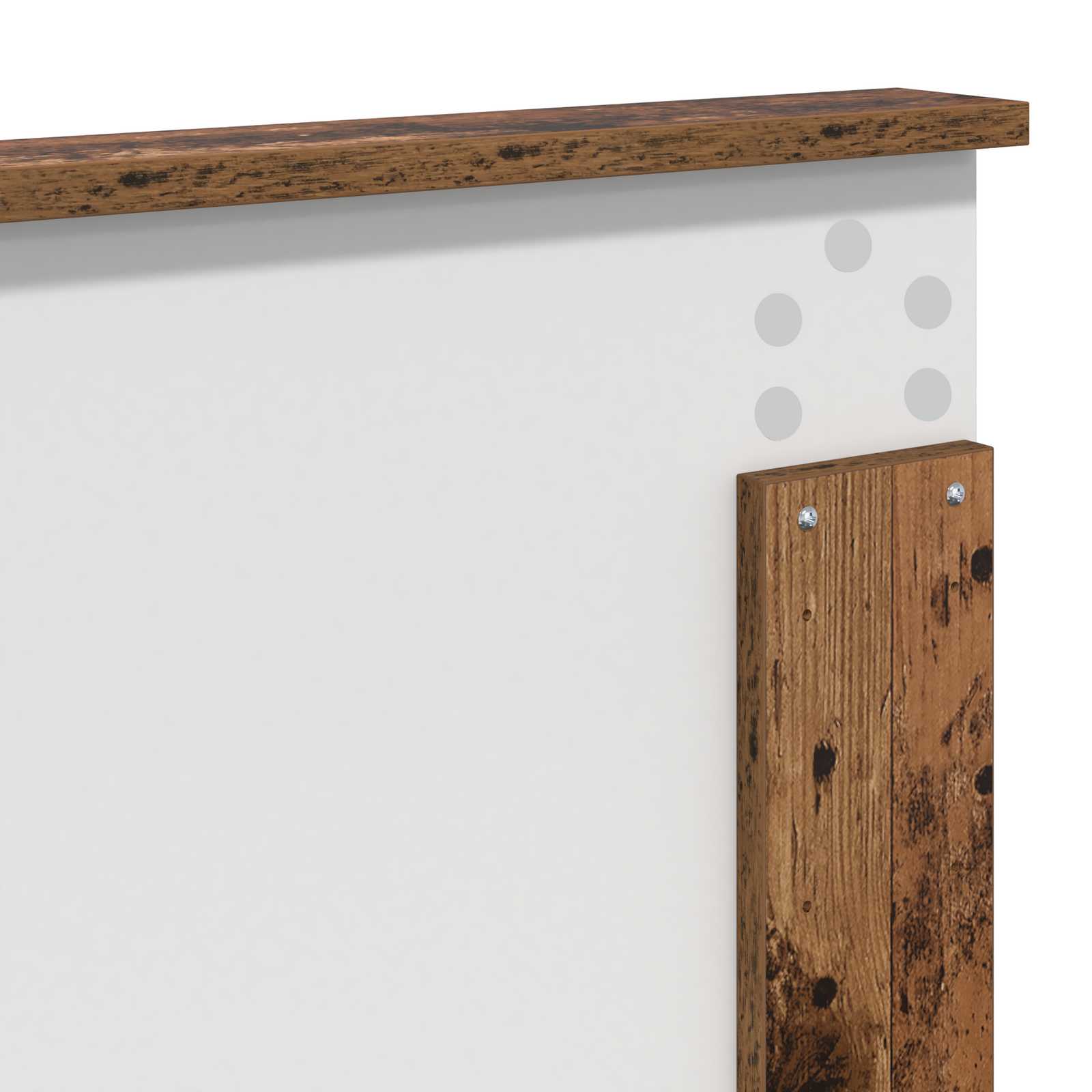 Cadre de lit Bois ancien 150 x 200 cm Bois de pin massif - XIOS