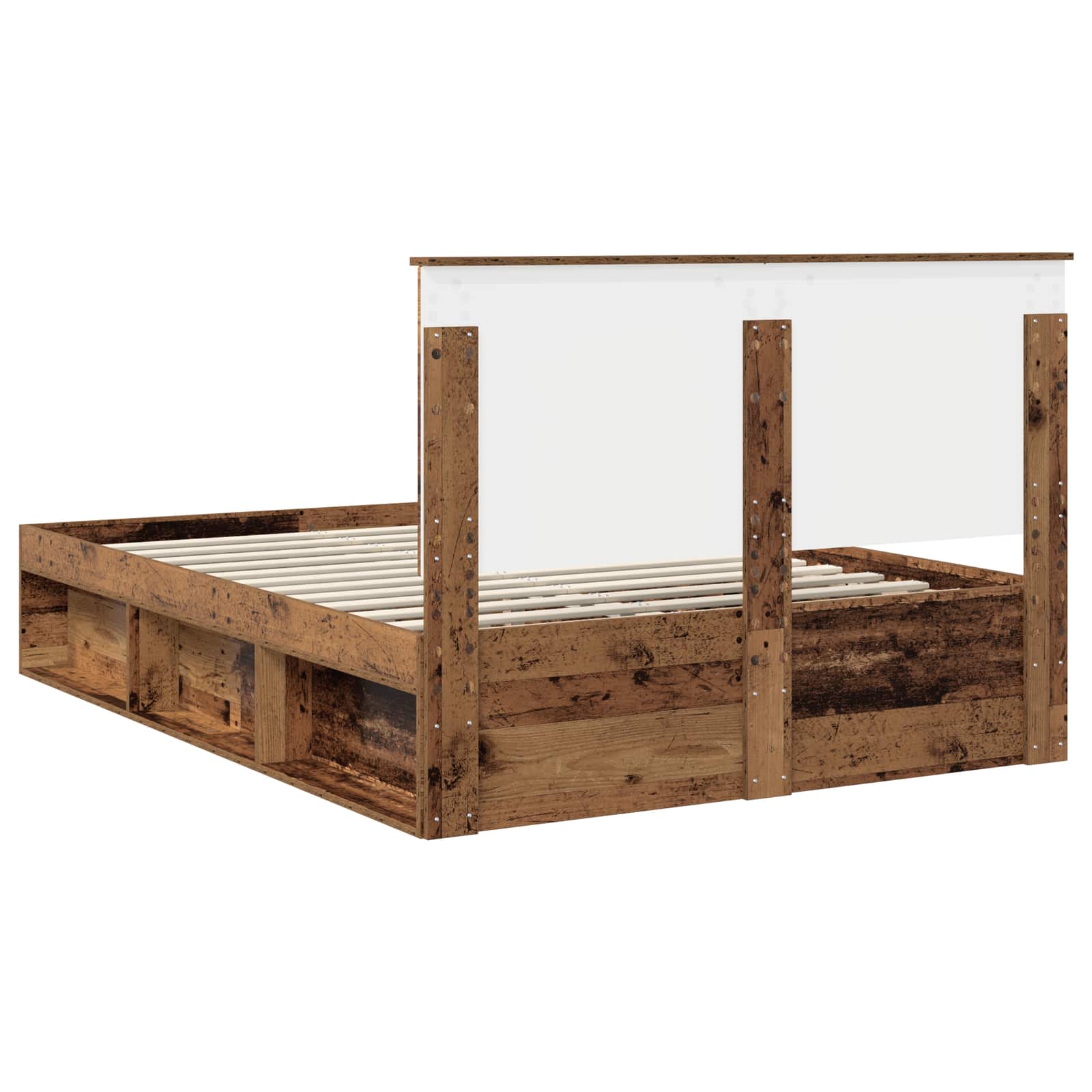 Cadre de lit Bois ancien 150 x 200 cm Bois de pin massif - XIOS