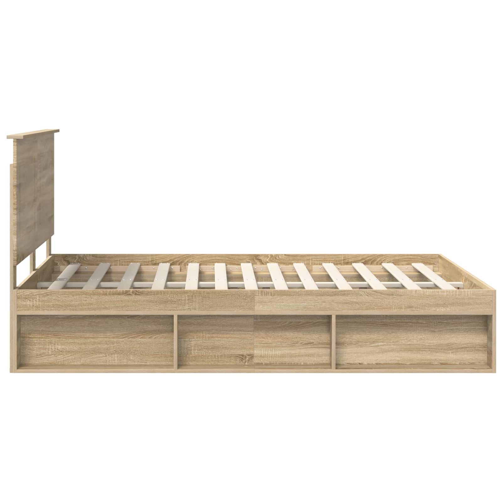 Cadre de lit Sonoma 140 x 190 cm Bois de pin massif - XIOS