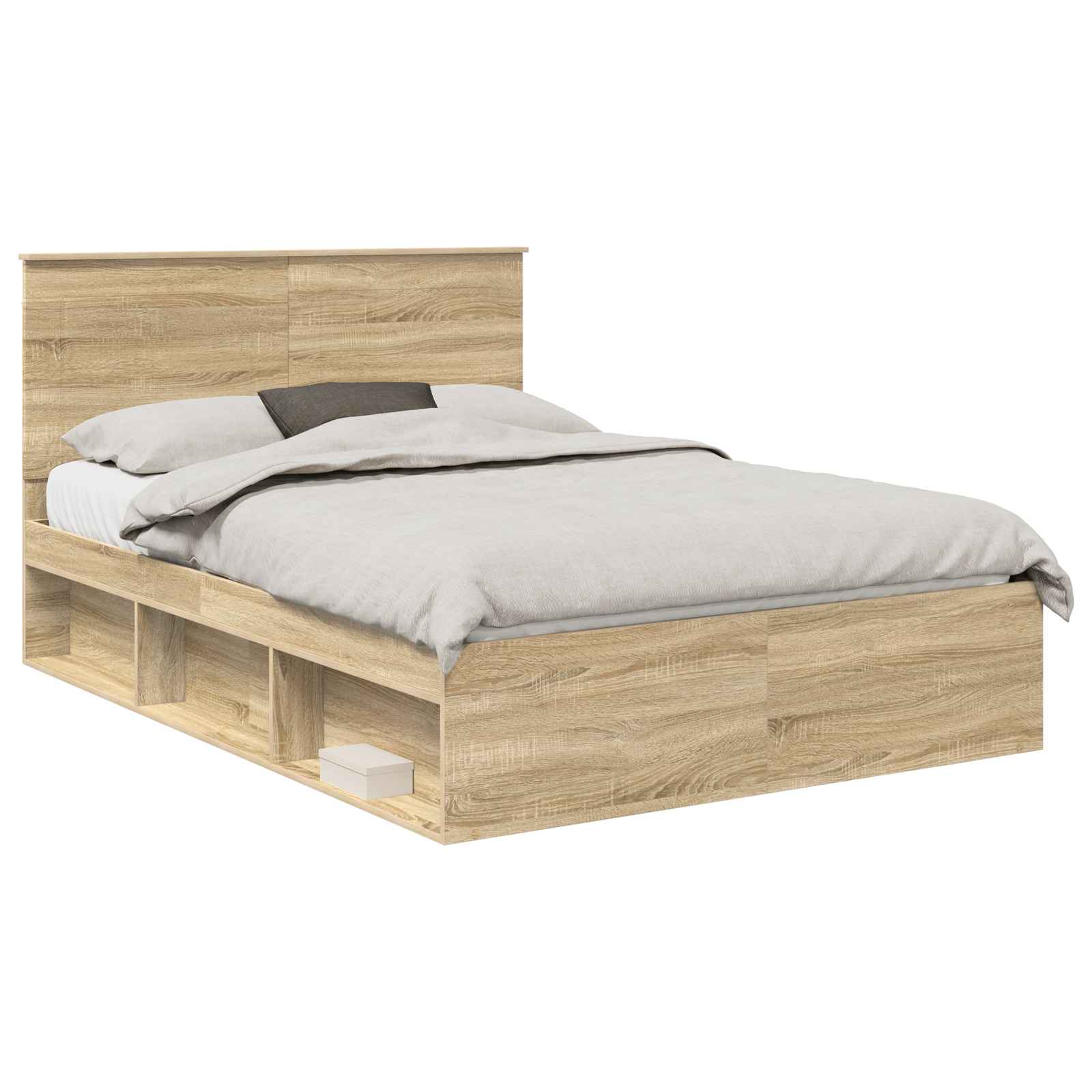 Cadre de lit Sonoma 140 x 200 cm Bois de pin massif - XIOS