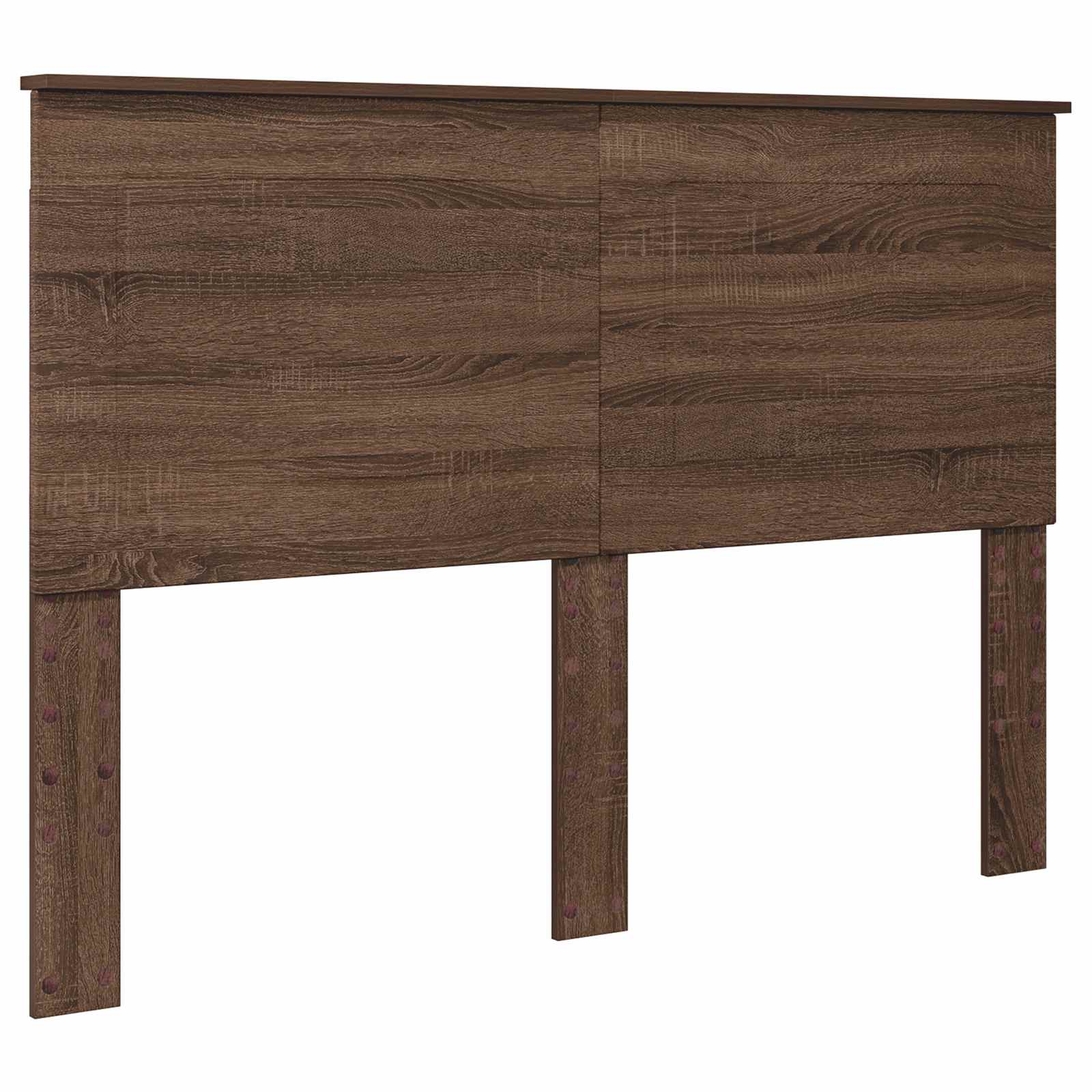 Cadre de lit Chêne brun 140 x 200 cm Bois de pin massif - XIOS