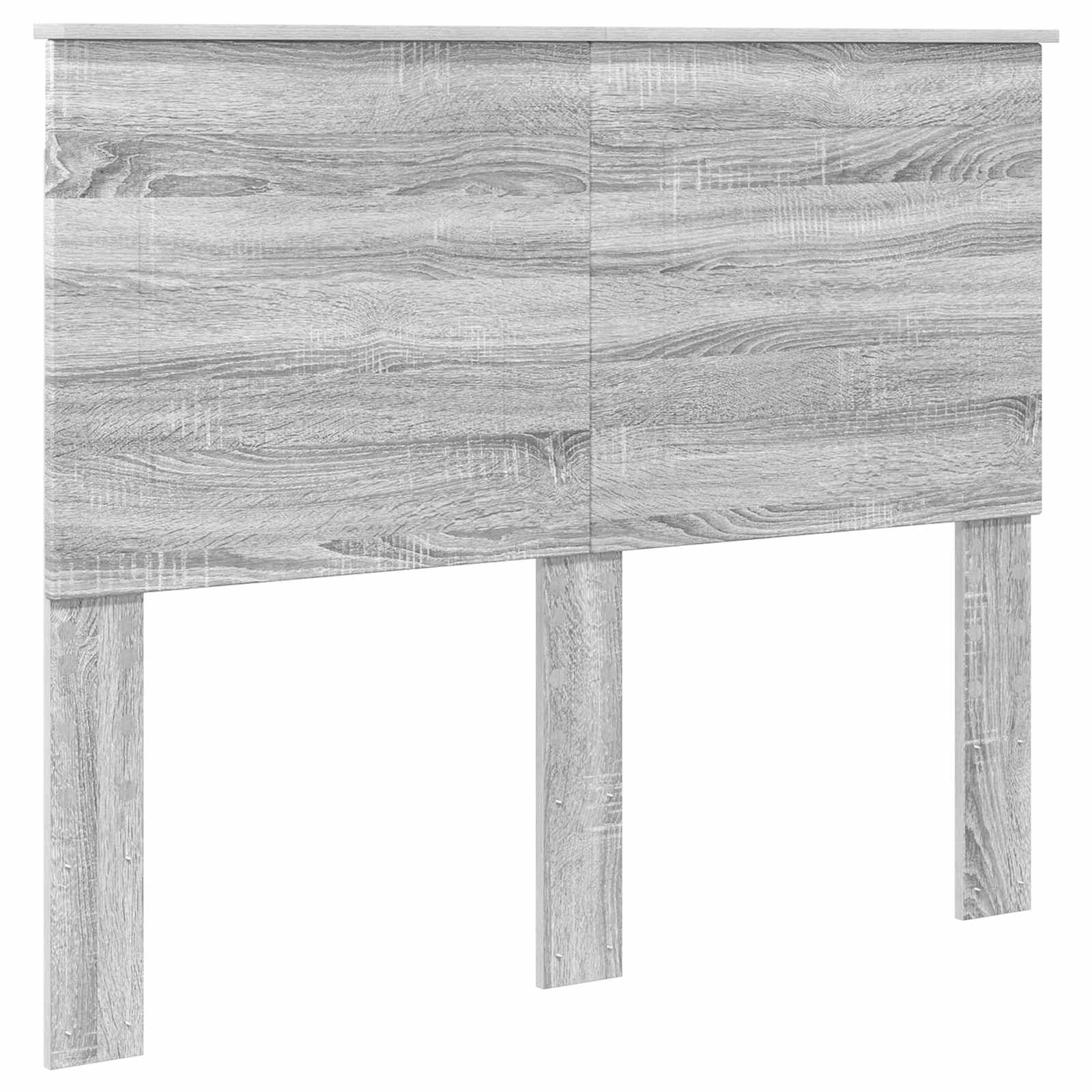 Cadre de lit Gris Sonoma 135 x 190 cm Bois de pin massif - XIOS