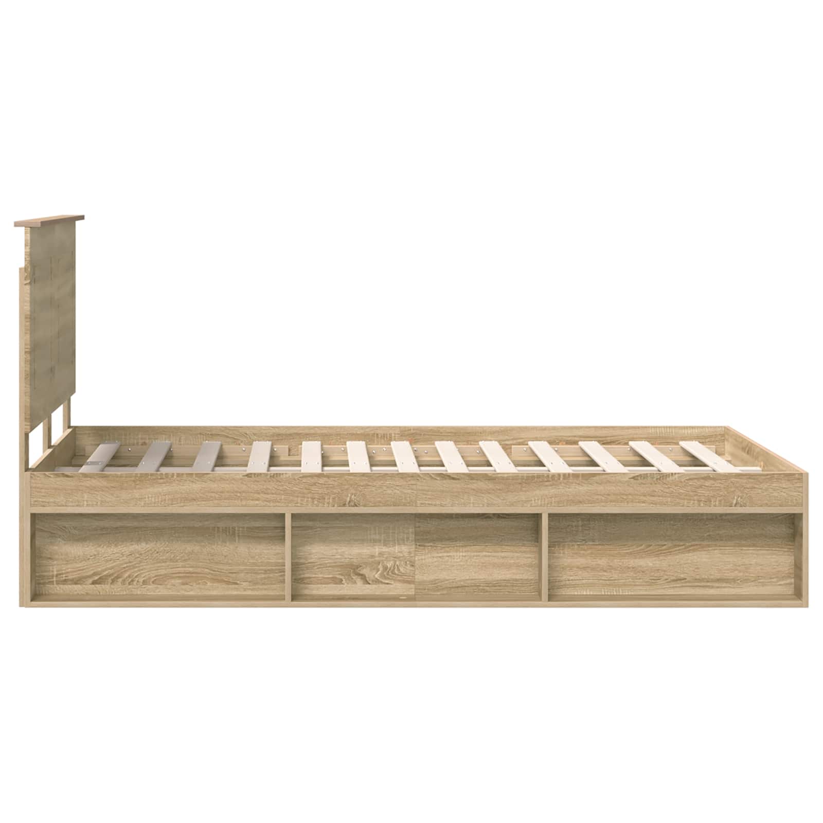 Cadre de lit Sonoma 120 x 190 cm Bois de pin massif - XIOS