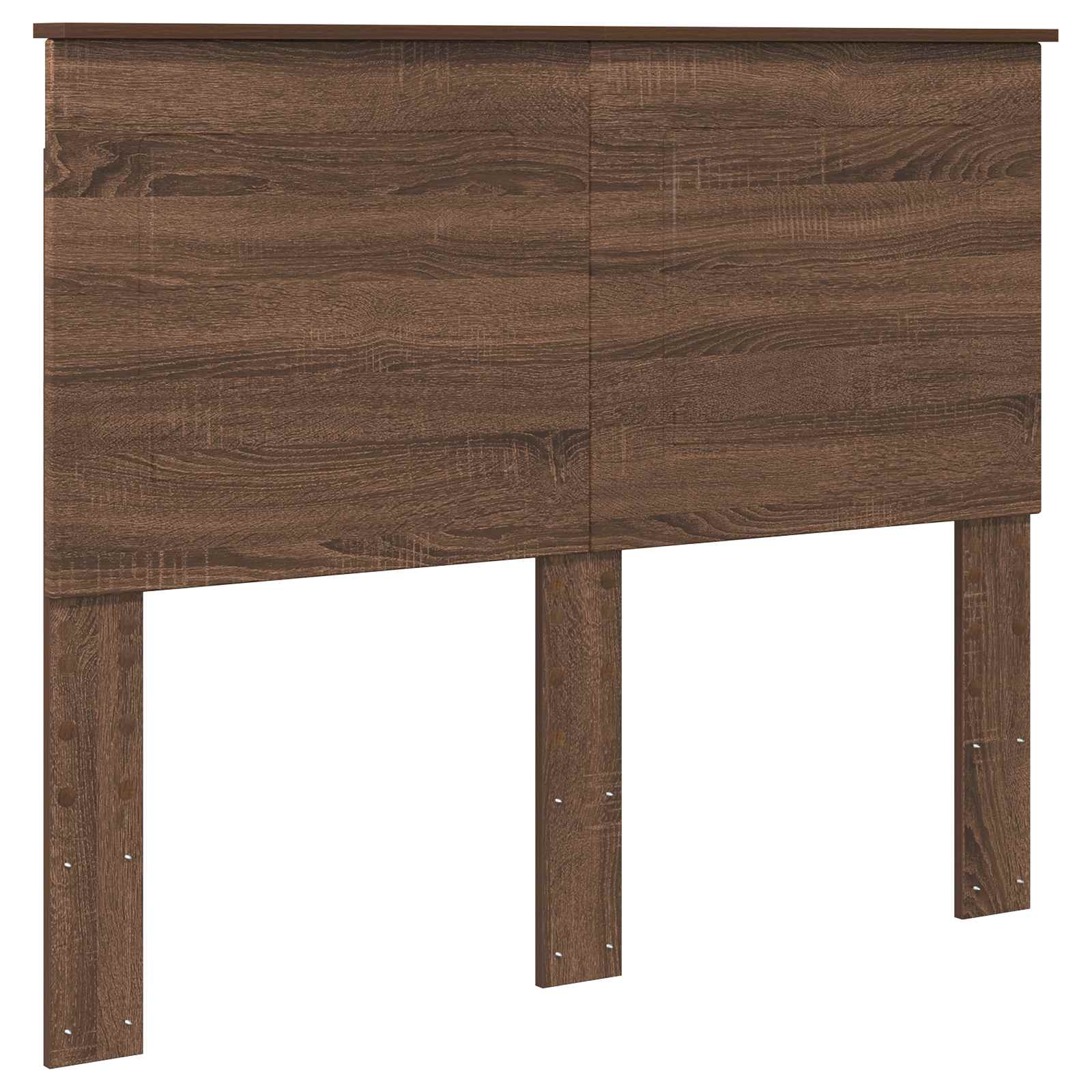 Cadre de lit Chêne brun 120 x 200 cm Bois de pin massif - XIOS