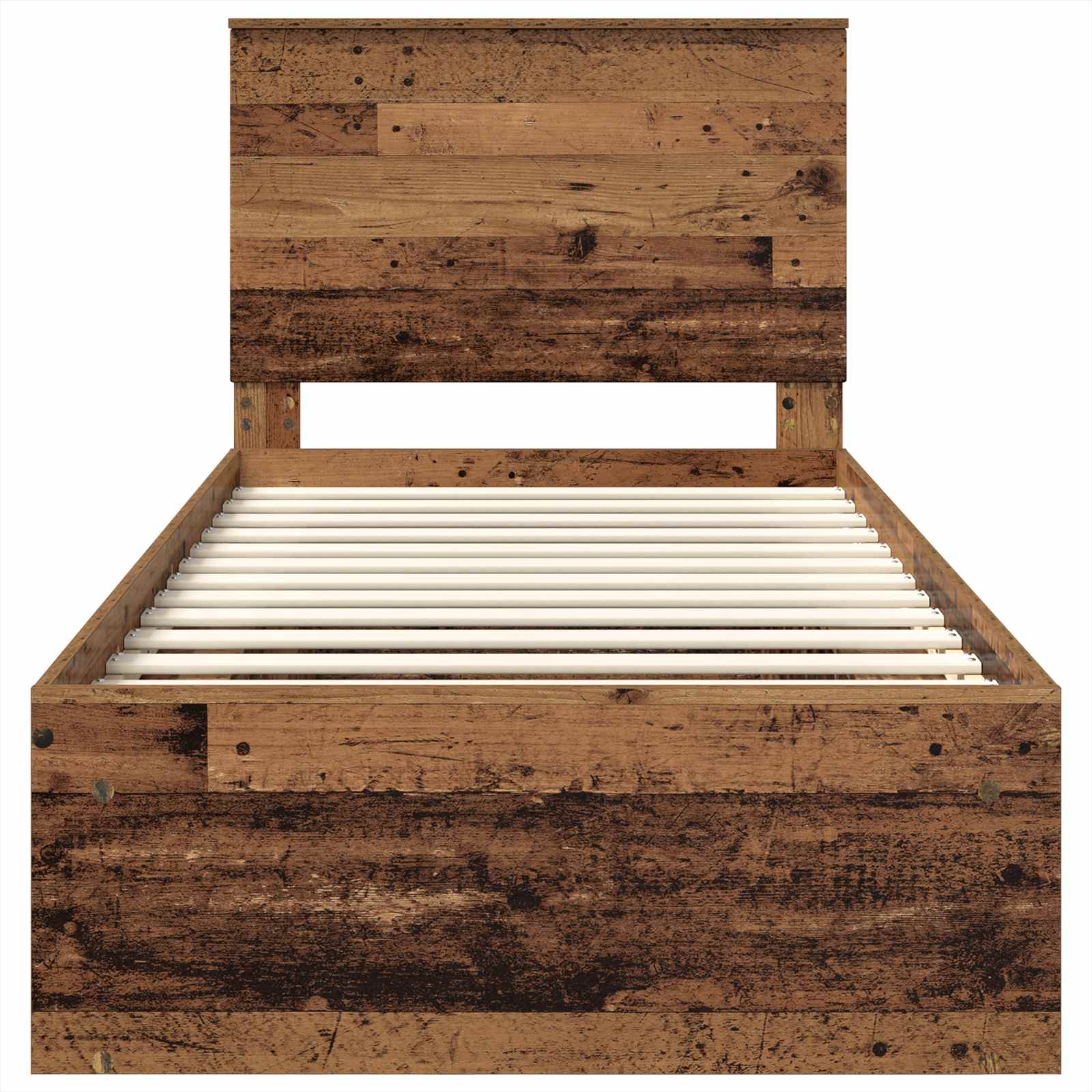 Cadre de lit Bois ancien 90 x 190 cm Bois de pin massif - XIOS