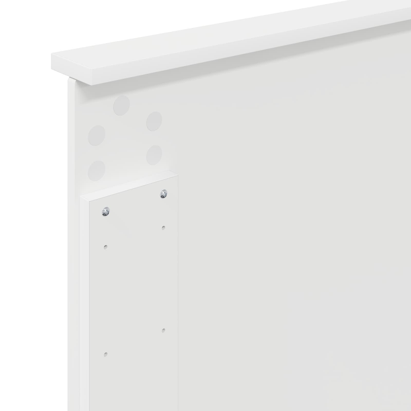Cadre de lit Blanc 90 x 200 cm Bois de pin massif - XIOS