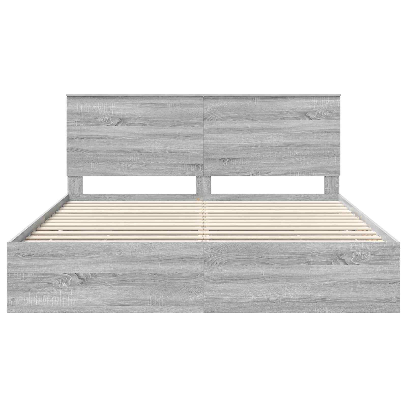 Cadre de lit Gris Sonoma 180 x 200 cm Bois Ingénierie - XIOS