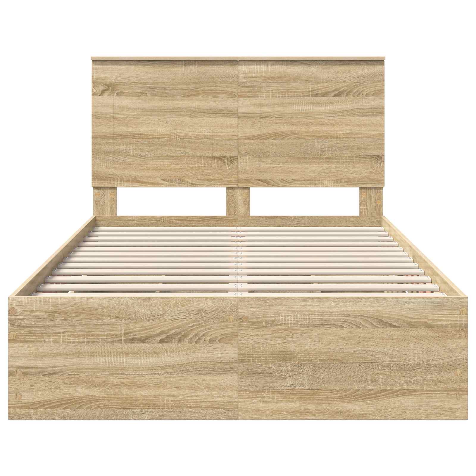 Cadre de lit Chêne Sonoma 120 x 200 cm Bois Ingénierie - XIOS