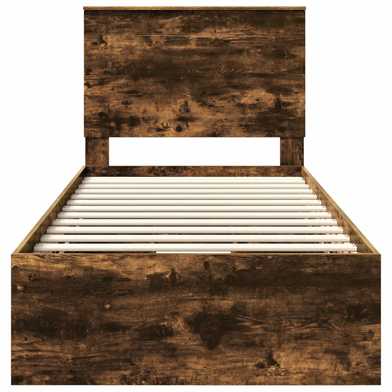 Cadre de lit Chêne fumé 100 x 200 cm Bois Ingénierie - XIOS