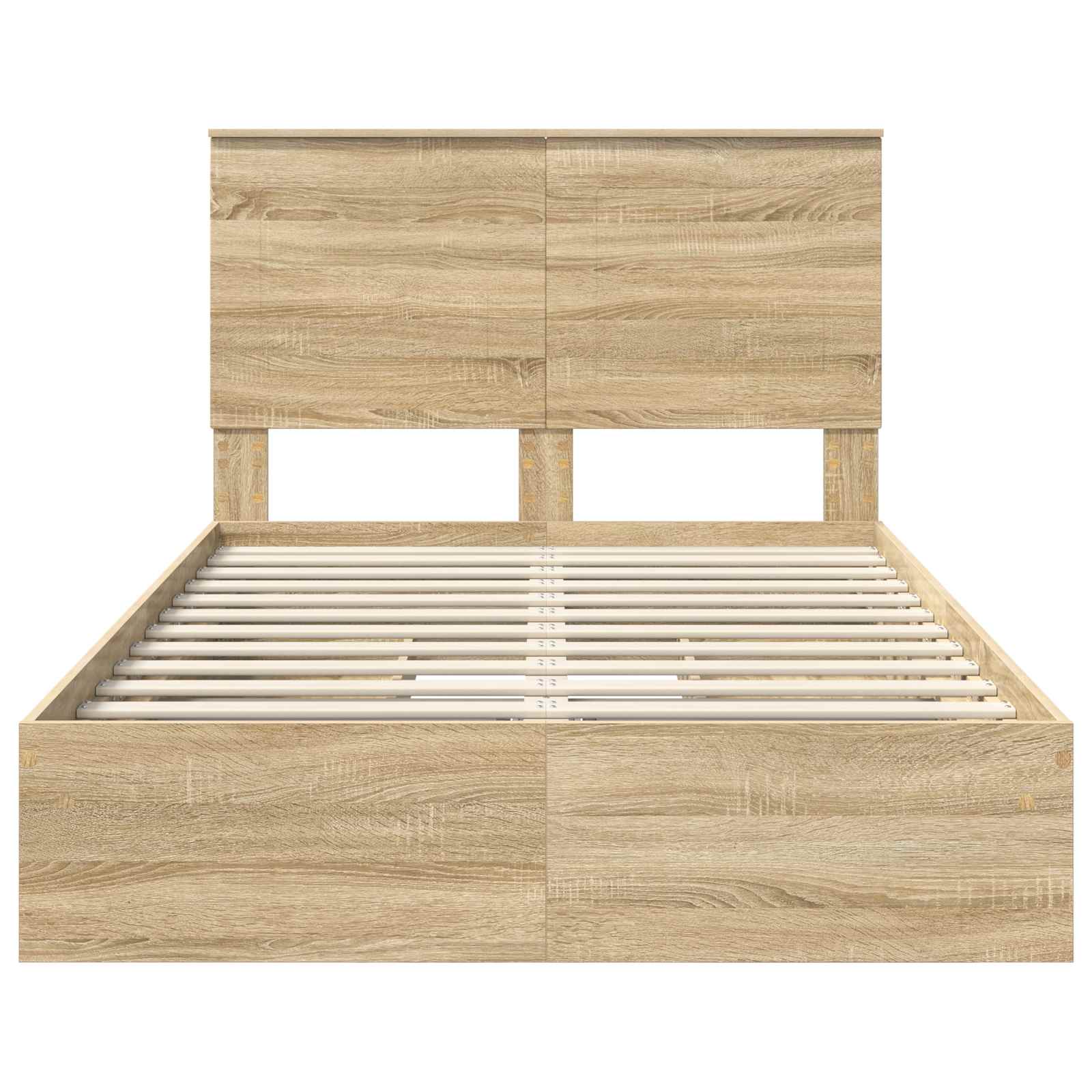 Lit de Rangement Chêne Sonoma 135 x 190 cm Bois d'ingénierie - XIOS