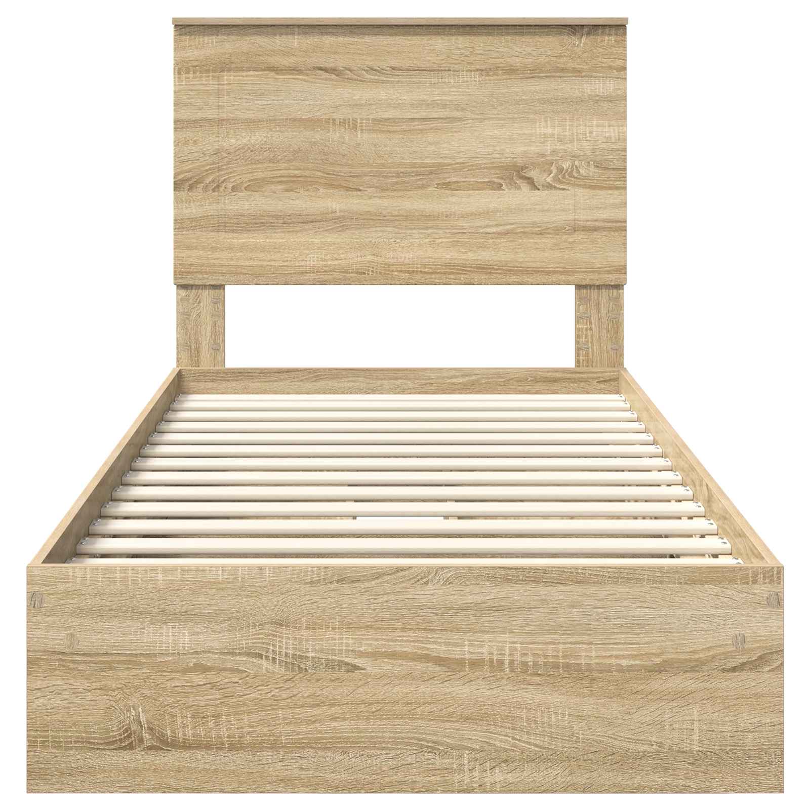 Cadre de lit Chêne Sonoma 100 x 200 cm Bois d'ingénierie - XIOS