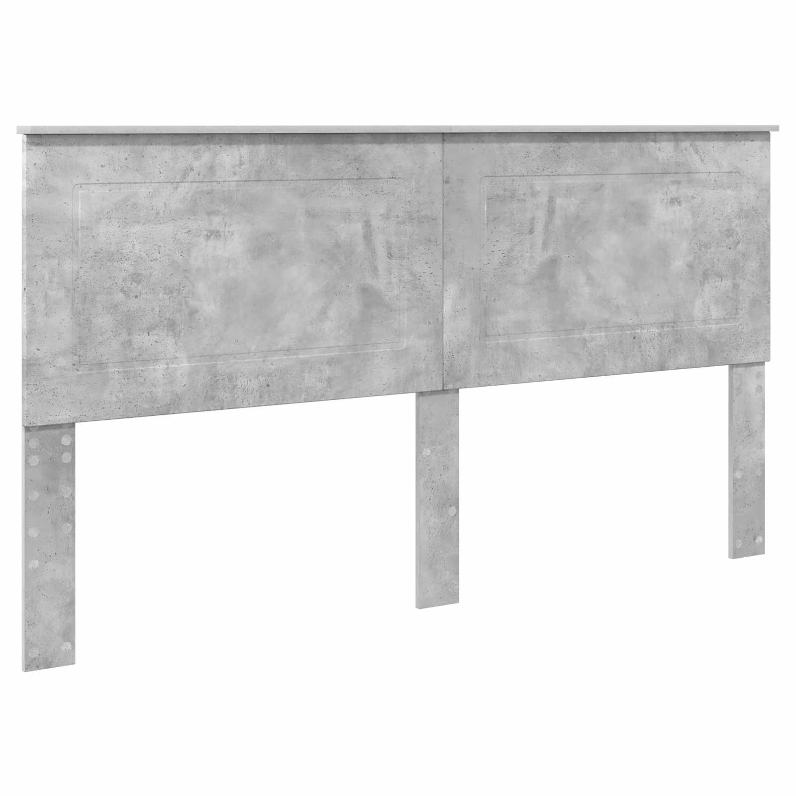 Cadre de lit Gris béton 180 x 200 cm Bois d'ingénierie - XIOS