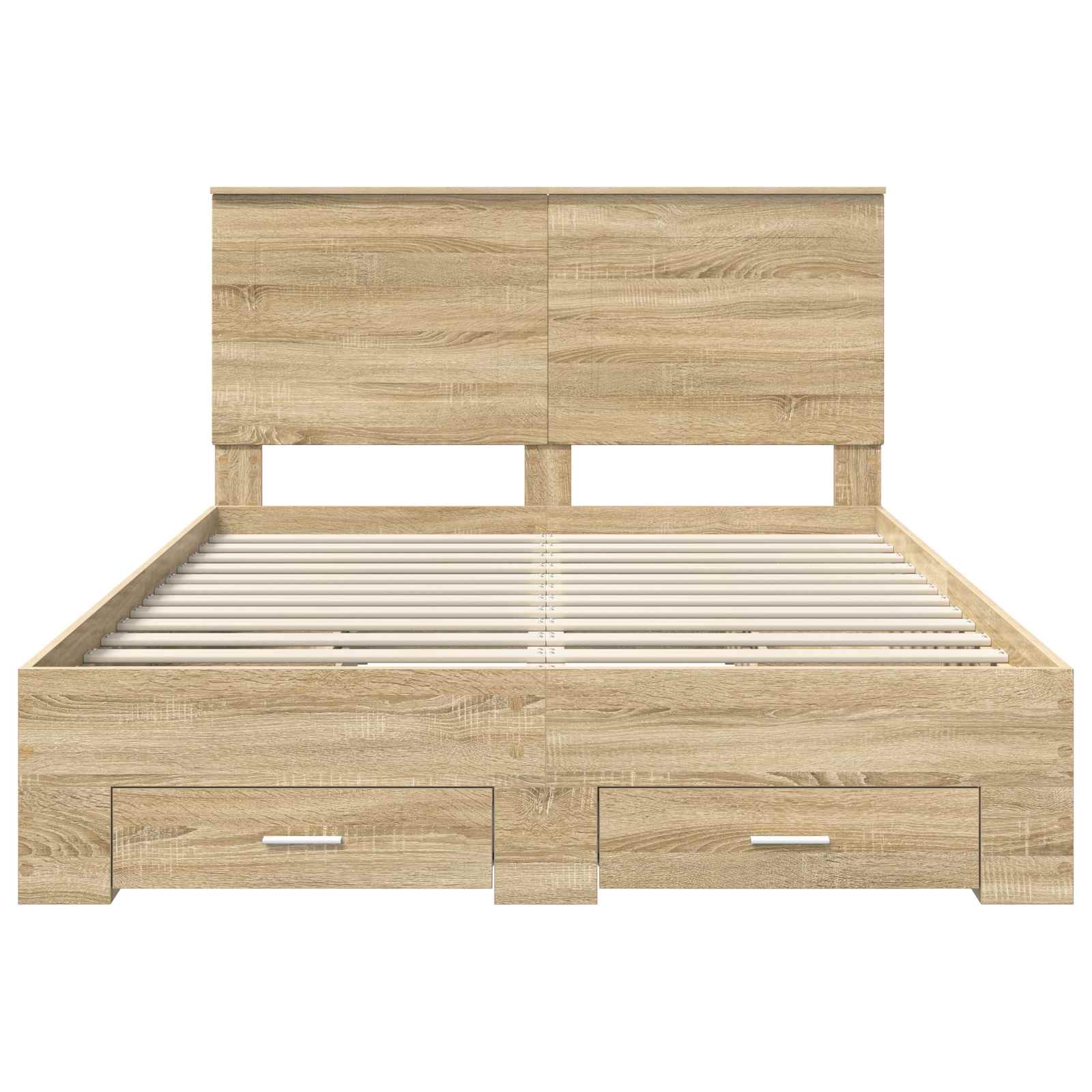 Cadre de lit Chêne Sonoma 140 x 190 cm Bois d'ingénierie - XIOS