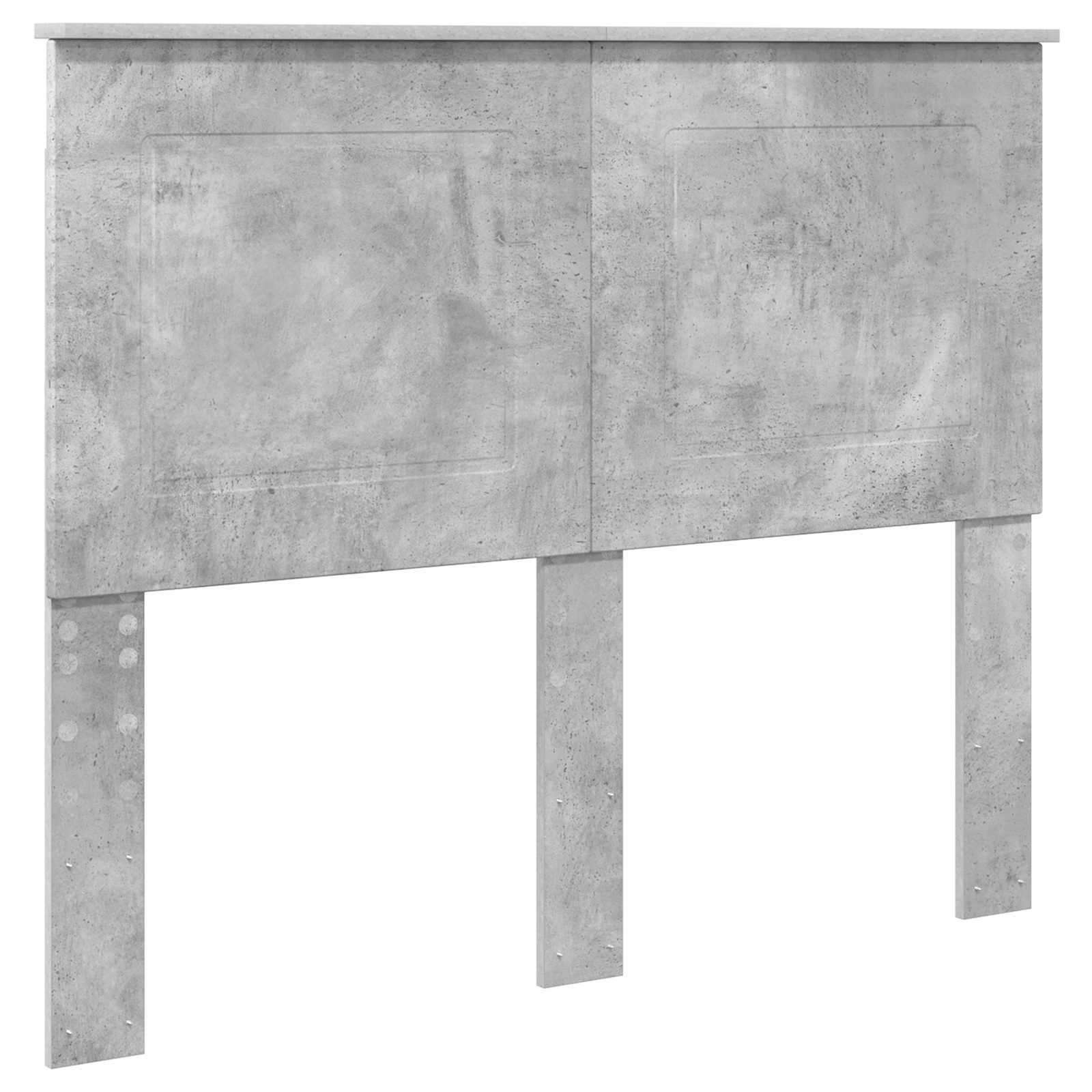 Cadre de lit Gris béton 120 x 190 cm Bois d'ingénierie - XIOS