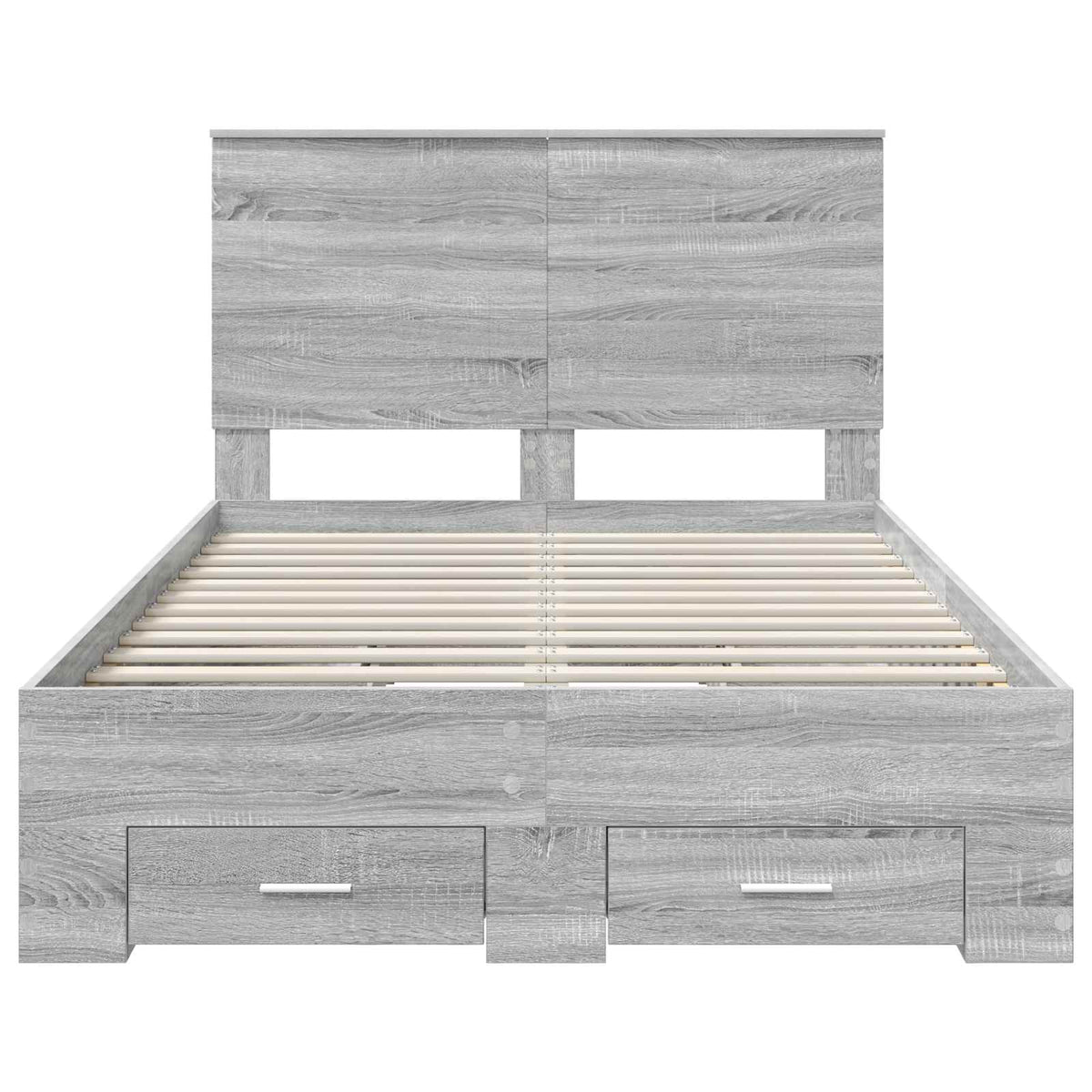Cadre de lit Sonoma gris 120 x 190 cm Bois d'ingénierie