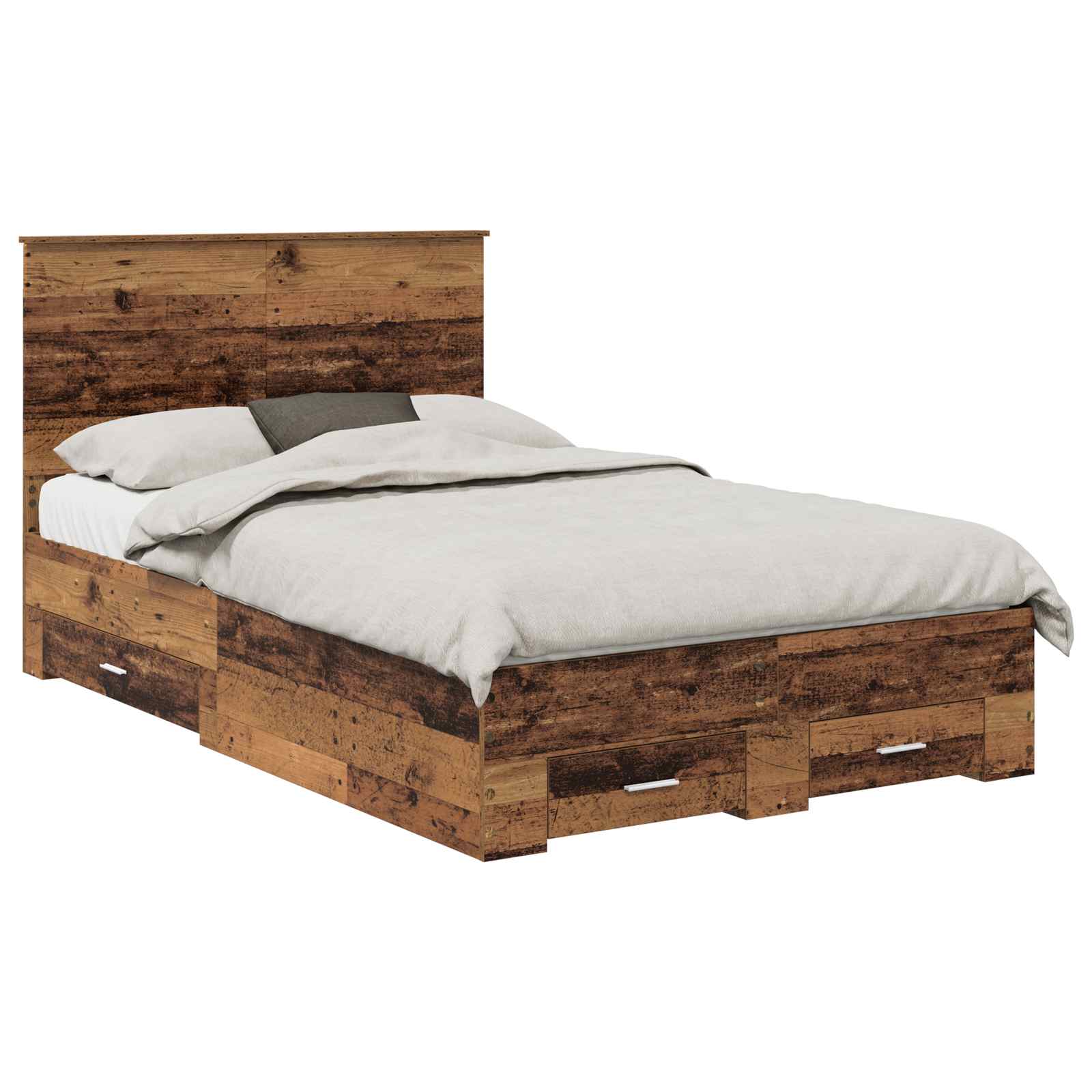 Cadre de lit Bois ancien 120 x 190 cm Bois d'ingénierie - XIOS