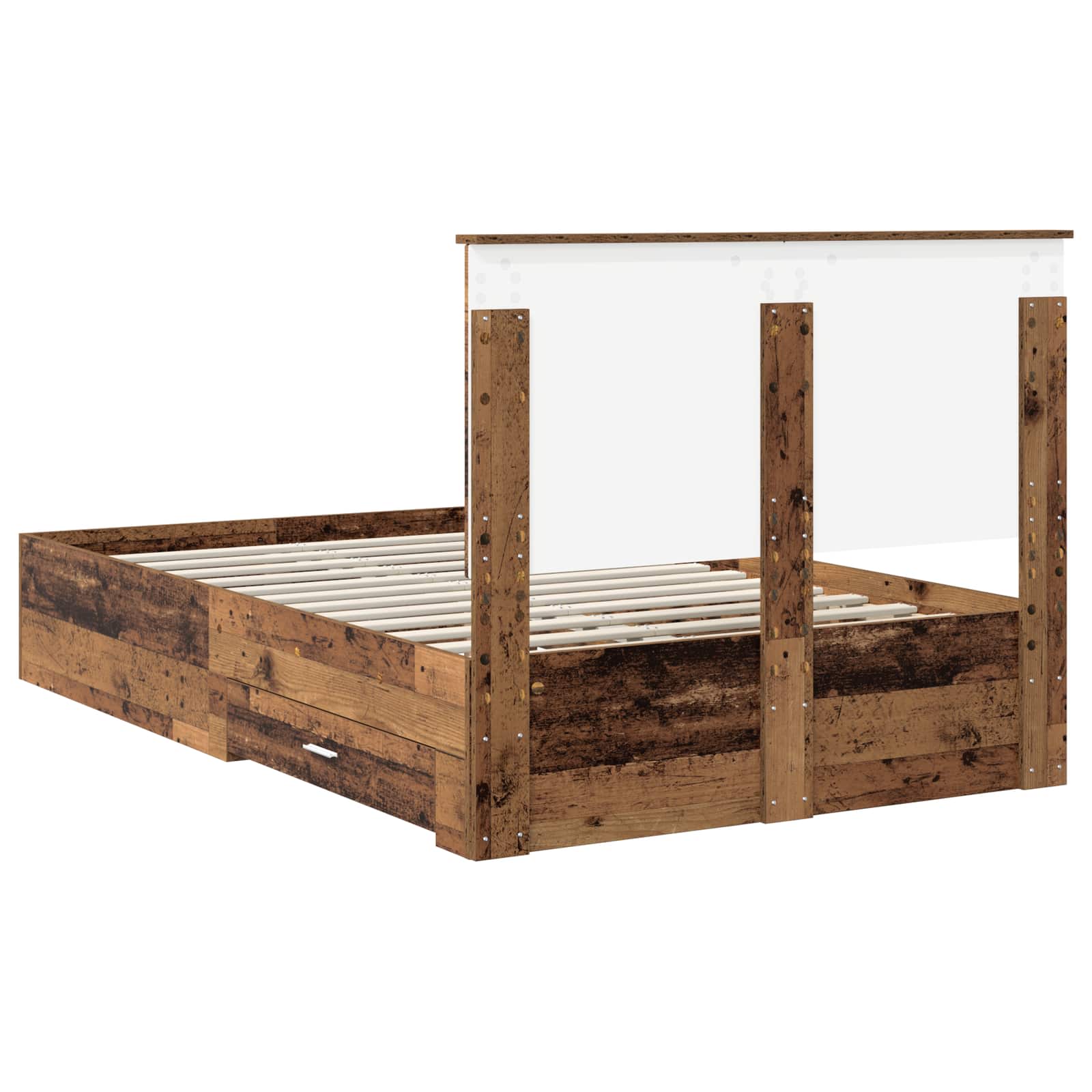 Cadre de lit Bois ancien 120 x 190 cm Bois d'ingénierie - XIOS