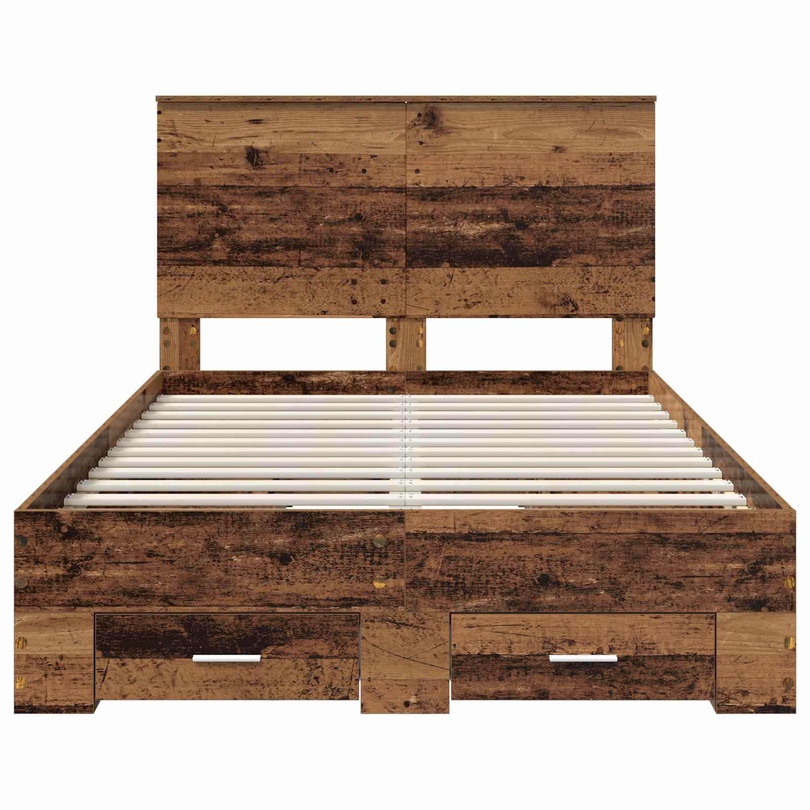 Cadre de lit Bois ancien 120 x 190 cm Bois d'ingénierie - XIOS