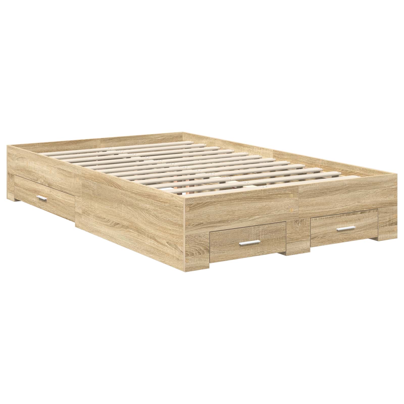 Cadre de lit Chêne Sonoma 120 x 200 cm Bois d'ingénierie - XIOS