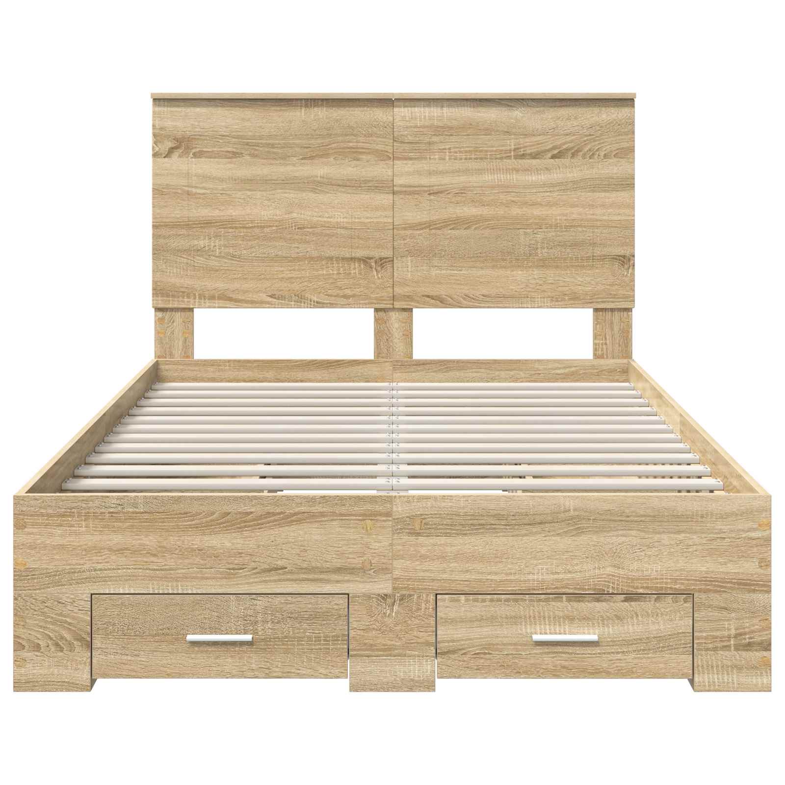 Cadre de lit Chêne Sonoma 120 x 200 cm Bois d'ingénierie - XIOS