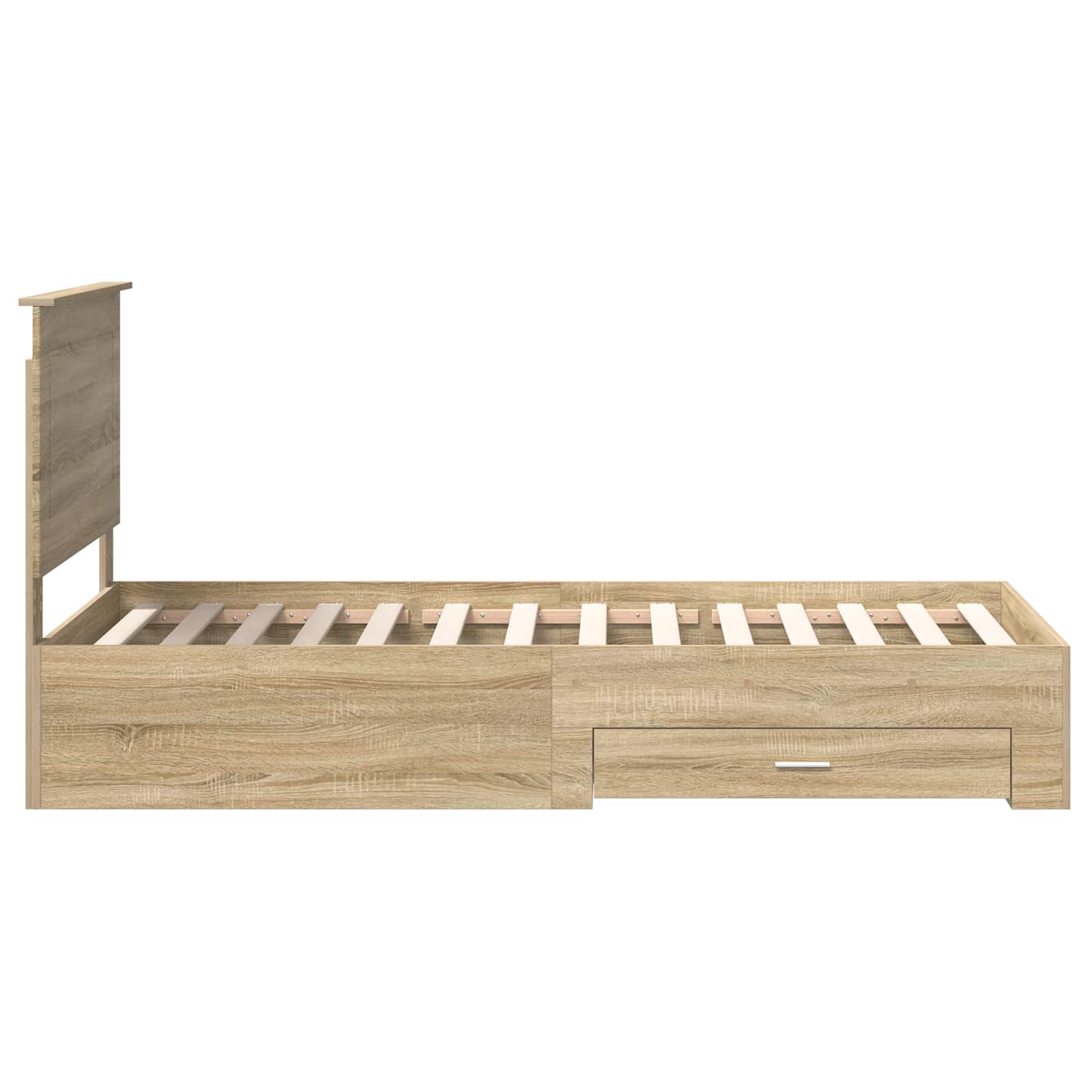 Cadre de lit Chêne Sonoma 100 x 200 cm Bois d'ingénierie - XIOS