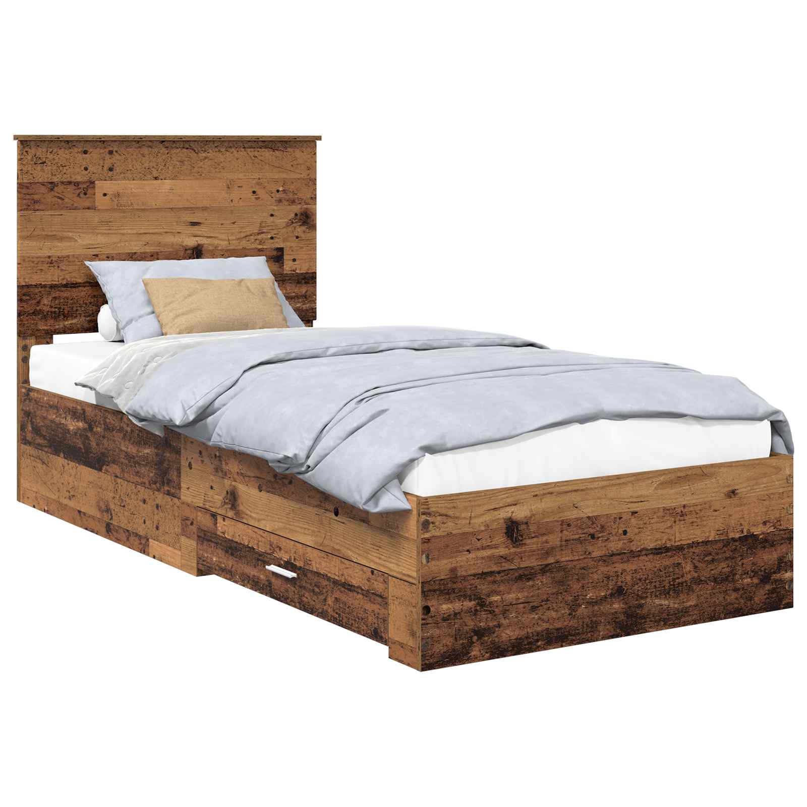 Cadre de lit Bois ancien 100 x 200 cm Bois d'ingénierie - XIOS