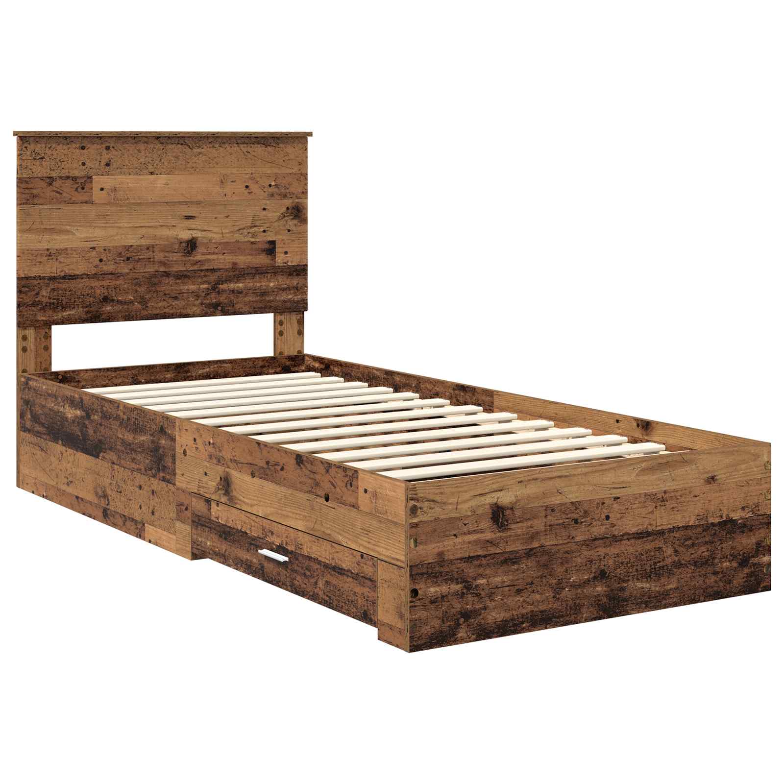 Cadre de lit Bois ancien 100 x 200 cm Bois d'ingénierie - XIOS