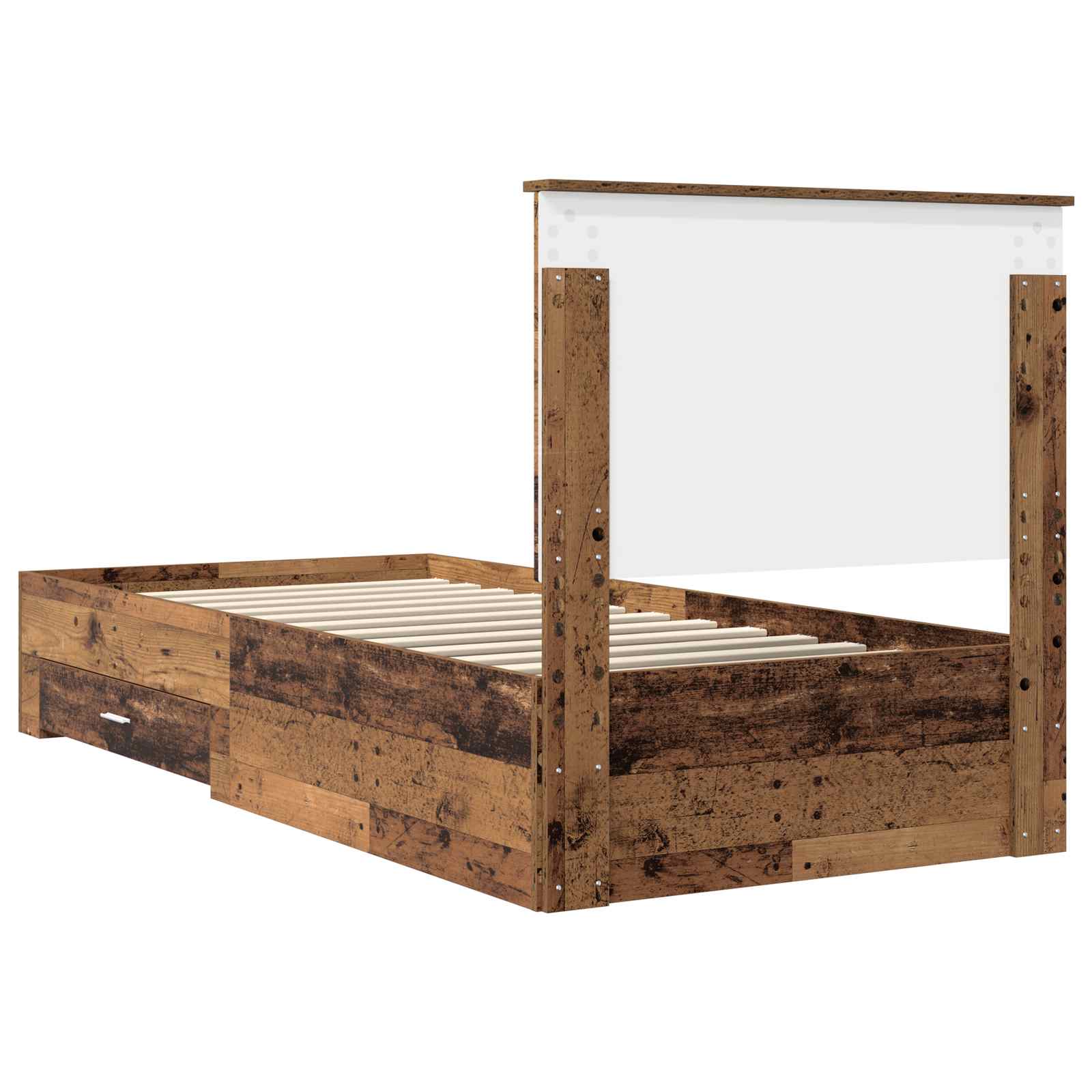 Cadre de lit Bois ancien 90 x 190 cm Bois d'ingénierie - XIOS