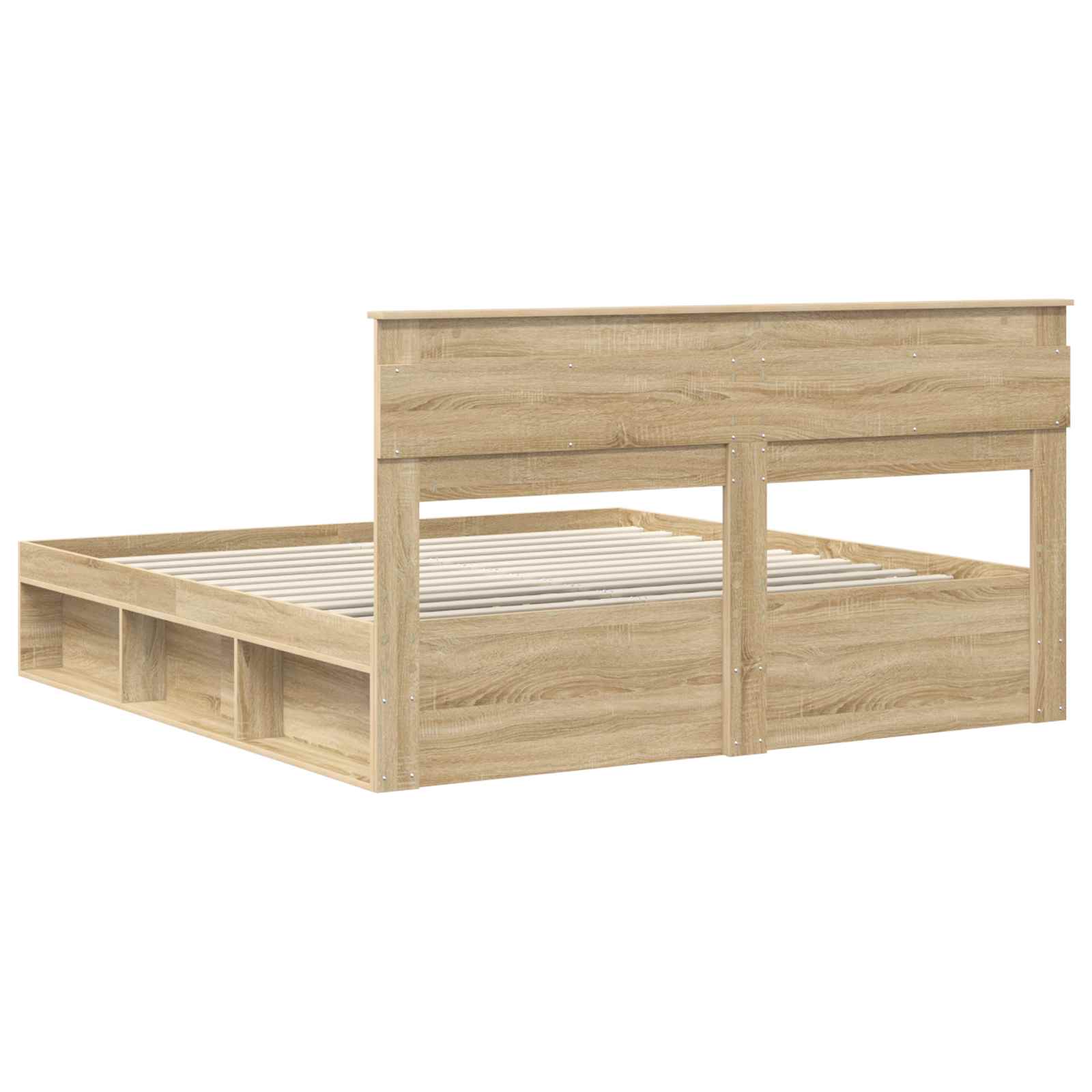 Cadre de lit Sonoma 200 x 200 cm Bois de pin massif