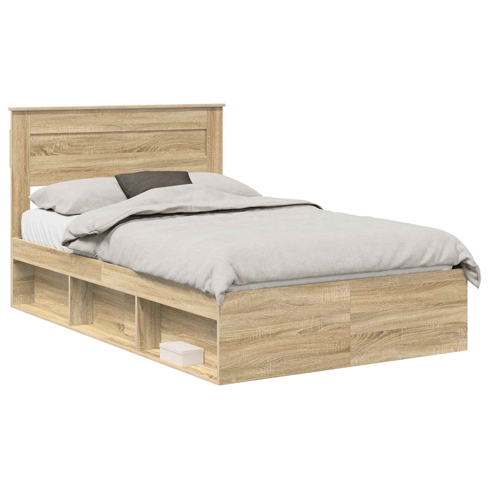 Cadre de lit Sonoma 120 x 190 cm Bois de pin massif