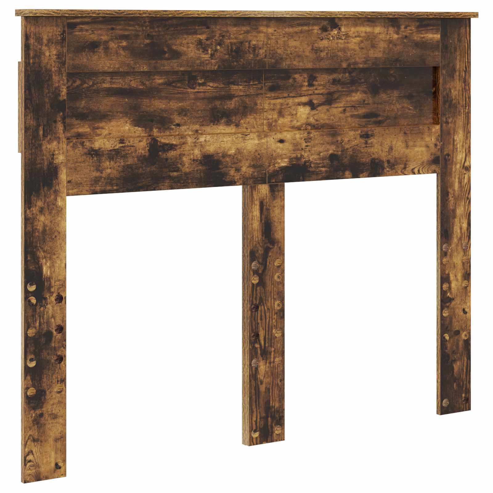 Cadre de lit Chêne fumé 120 x 190 cm Bois de pin massif - XIOS