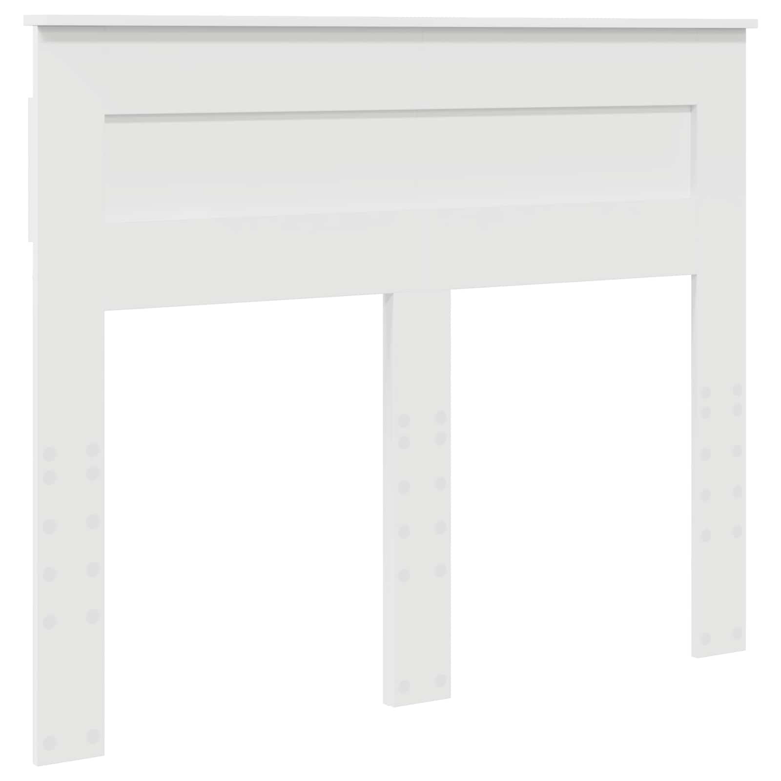 Cadre de lit Blanc 120 x 200 cm Bois de pin massif - XIOS