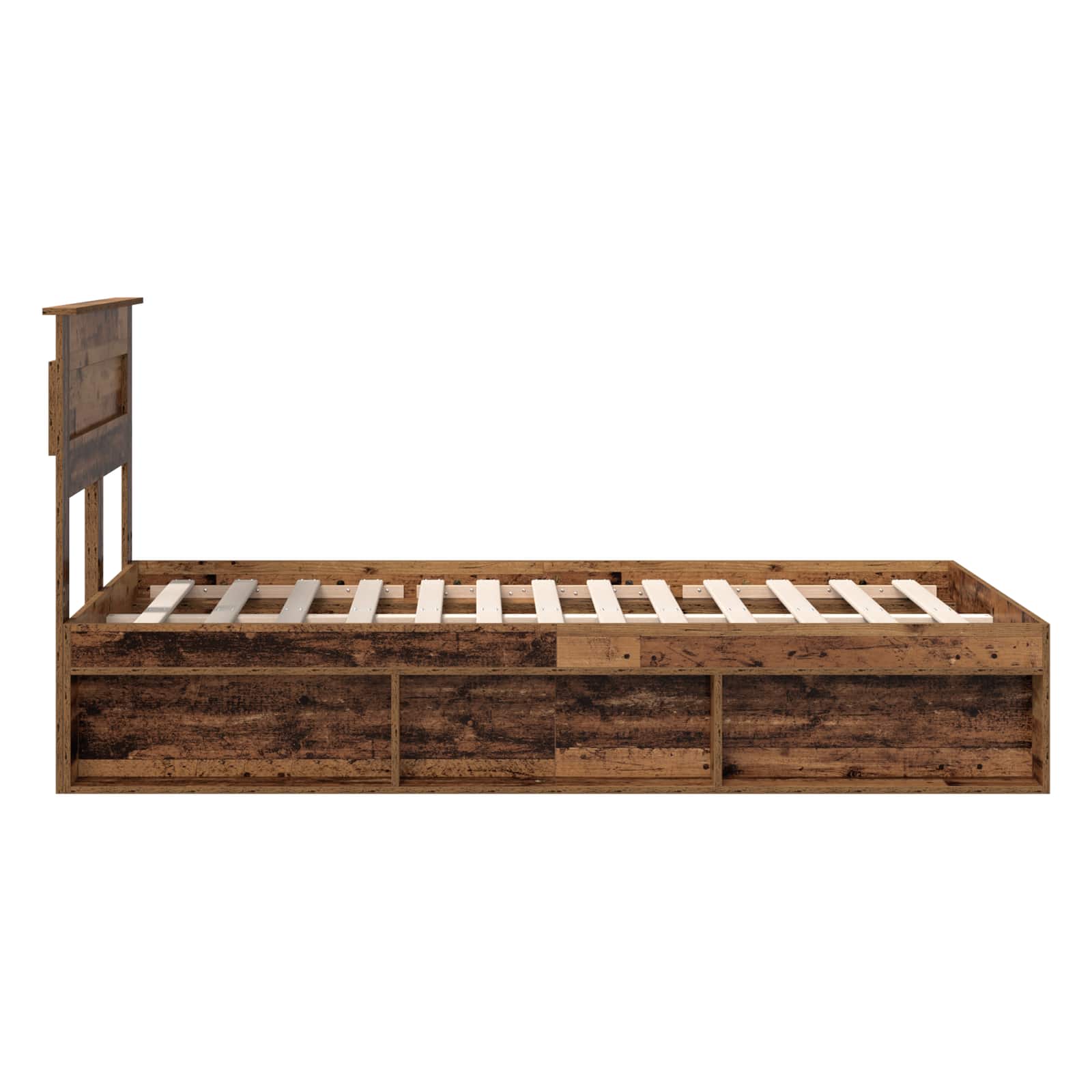 Cadre de lit Bois ancien 120 x 200 cm Bois de pin massif