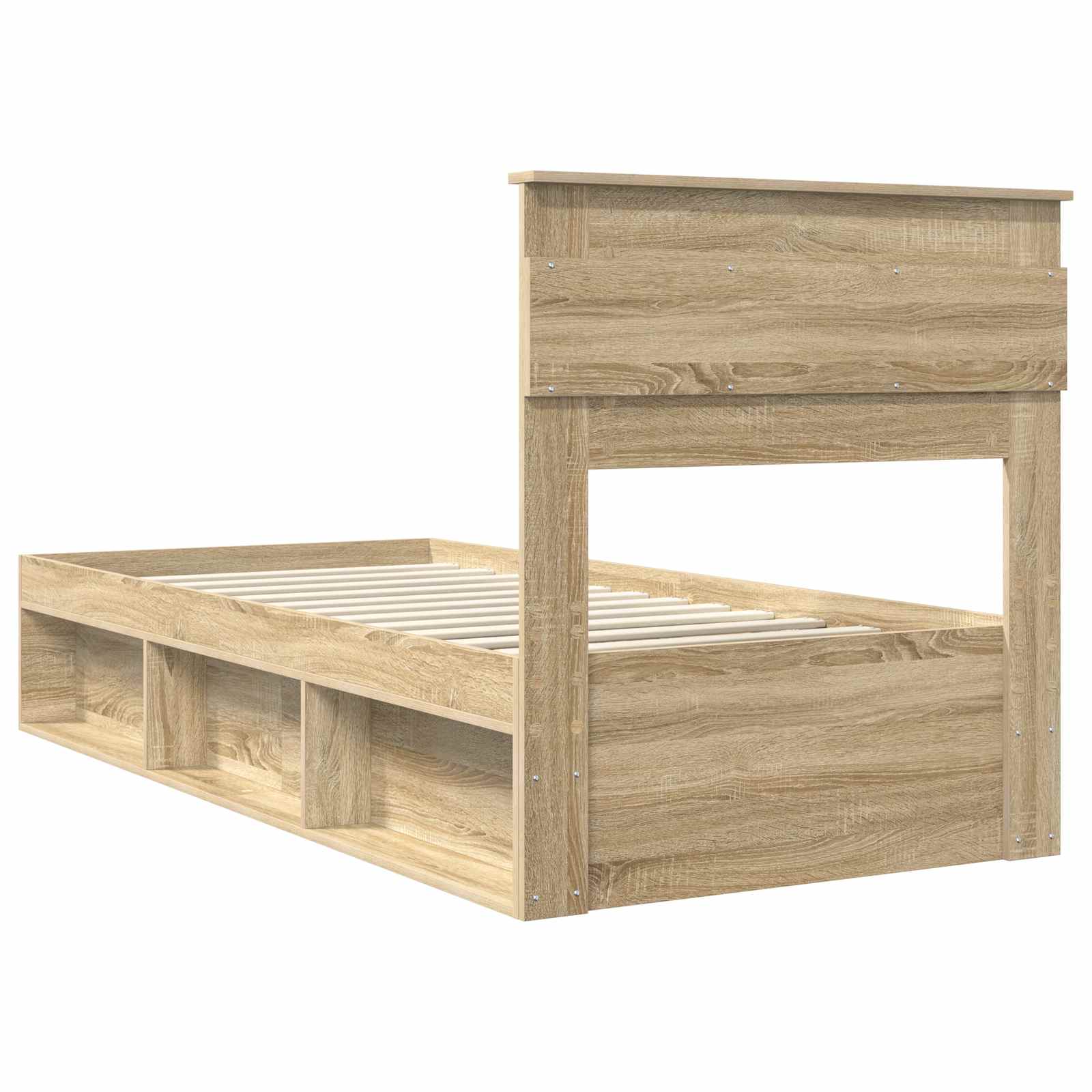 Cadre de lit Sonoma 100 x 200 cm Bois de pin massif