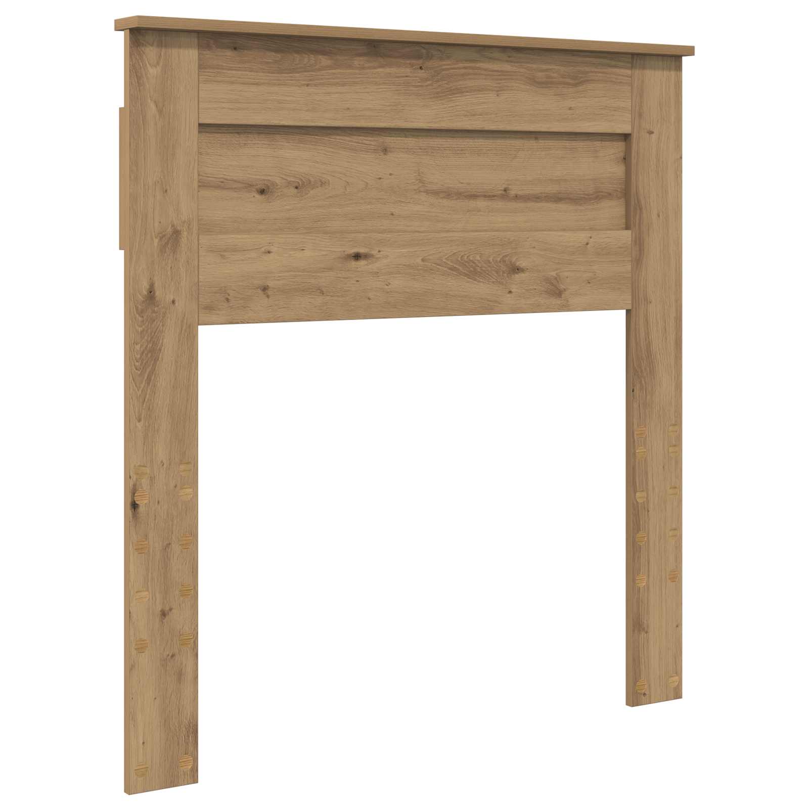 Cadre de lit Chêne artisan 100 x 200 cm Bois de pin massif