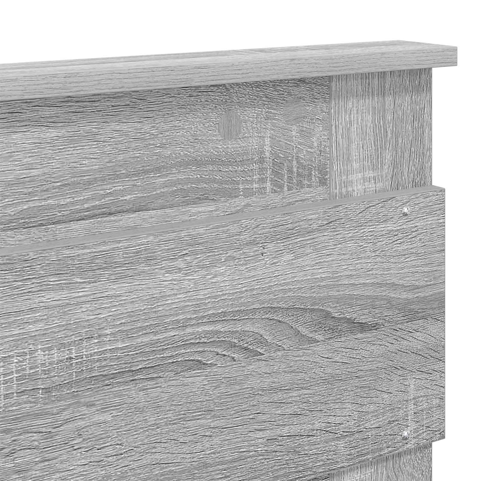Cadre de lit Gris Sonoma 180 x 200 cm Bois Ingénierie - XIOS