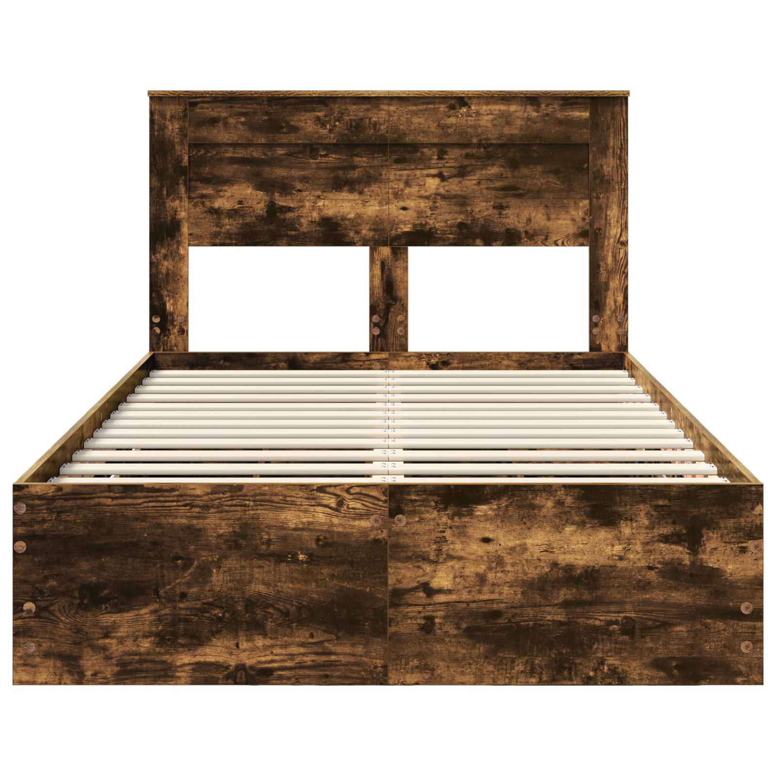 Cadre de lit Chêne fumé 120 x 190 cm Bois Ingénierie - XIOS