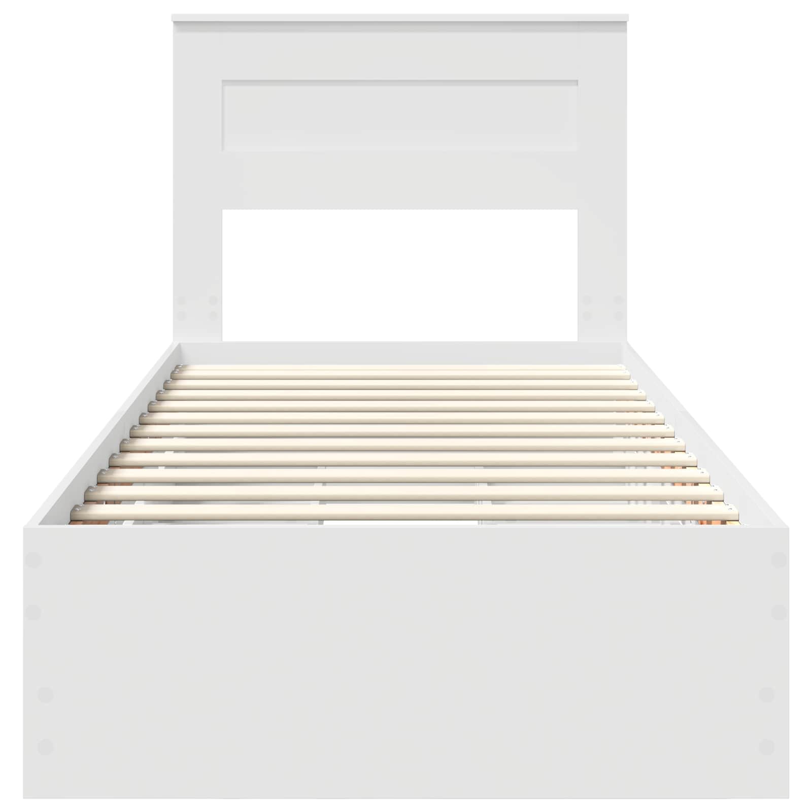 Cadre de lit avec tiroir Blanc 100 x 200 cm Bois Ingénierie - XIOS