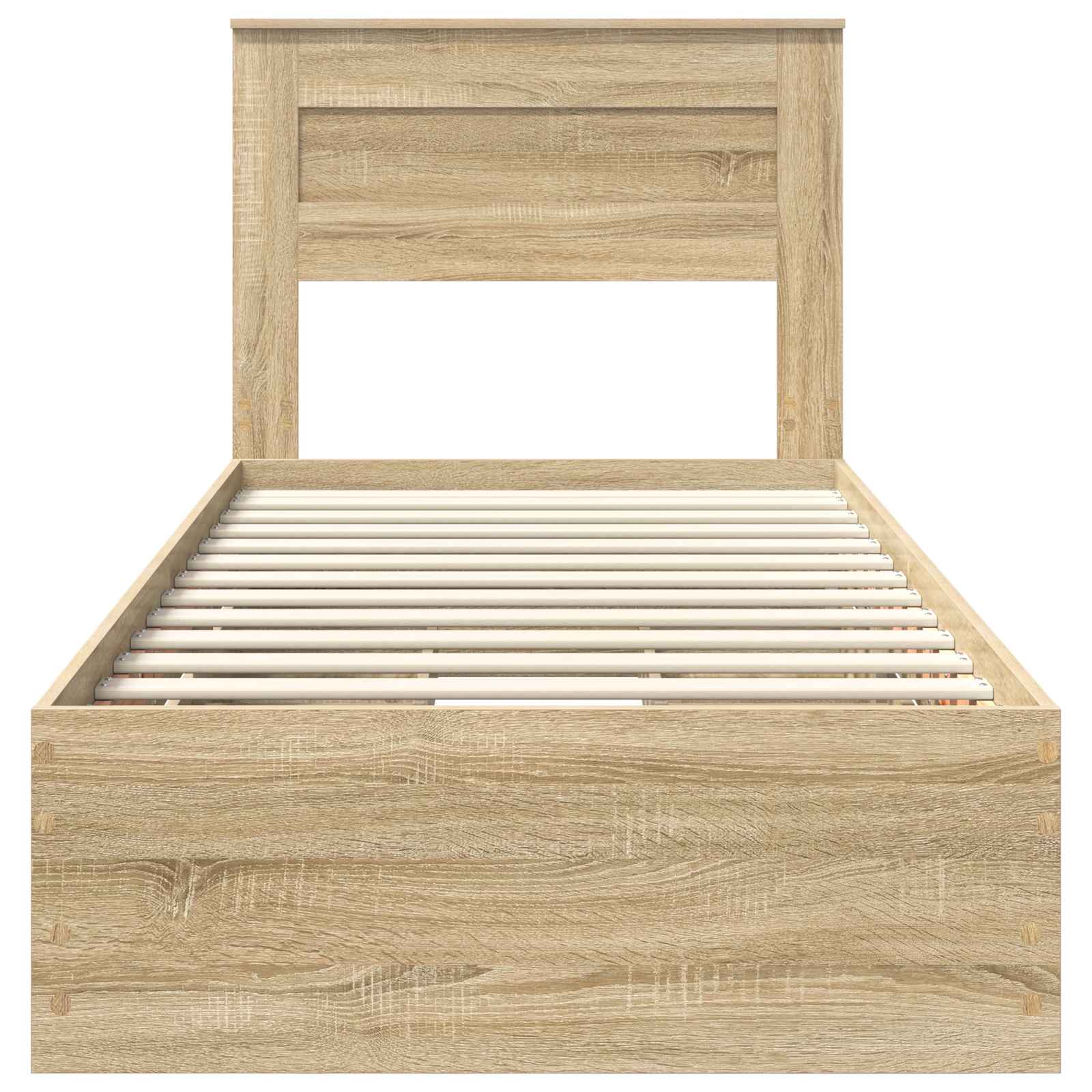 Cadre de lit Chêne Sonoma 100 x 200 cm Bois Ingénierie - XIOS