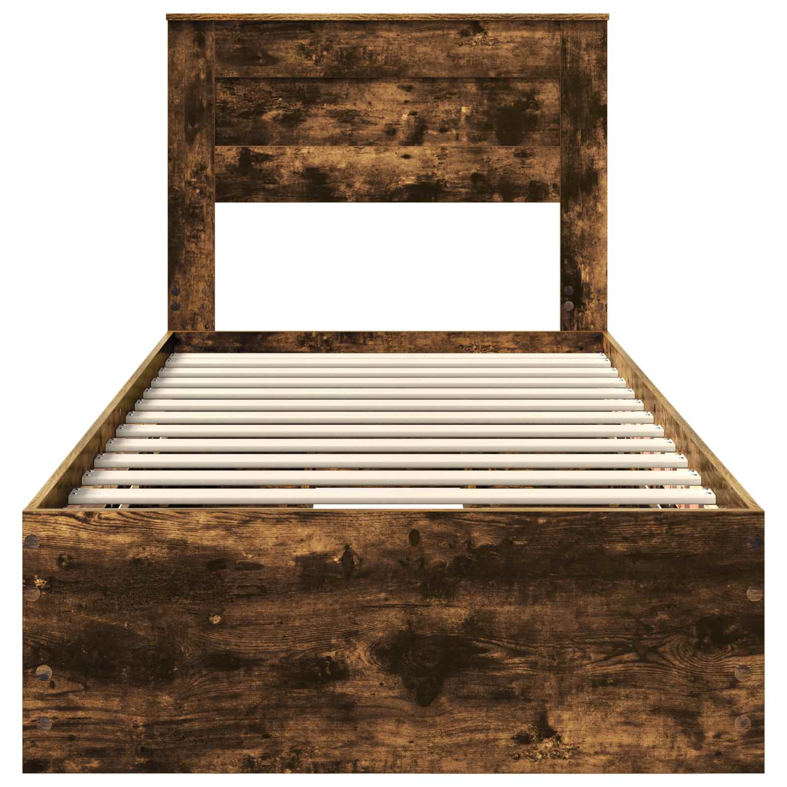 Cadre de lit Chêne fumé 100 x 200 cm Bois Ingénierie - XIOS