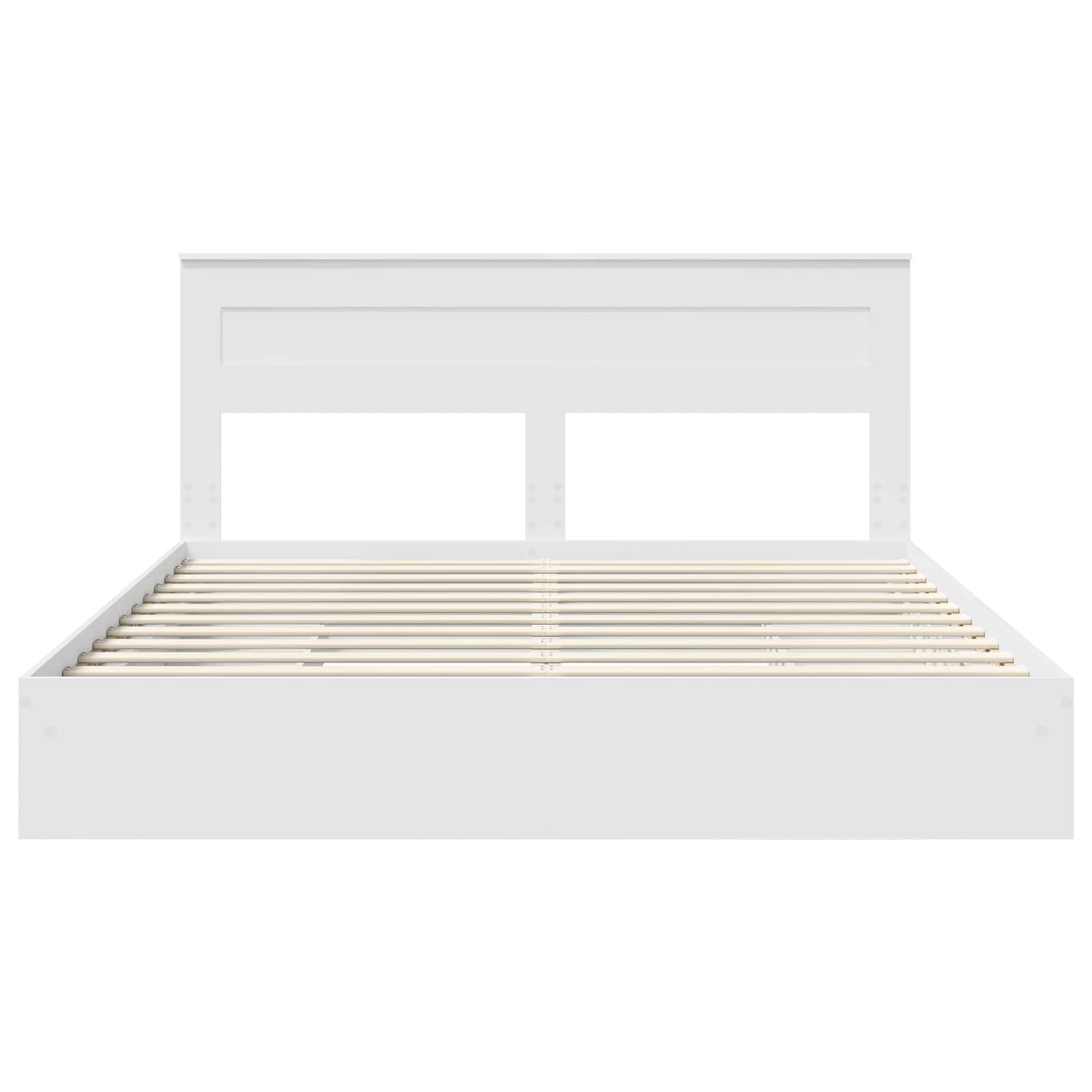 Lit de Rangement Blanc 180 x 200 cm Bois d'ingénierie - XIOS