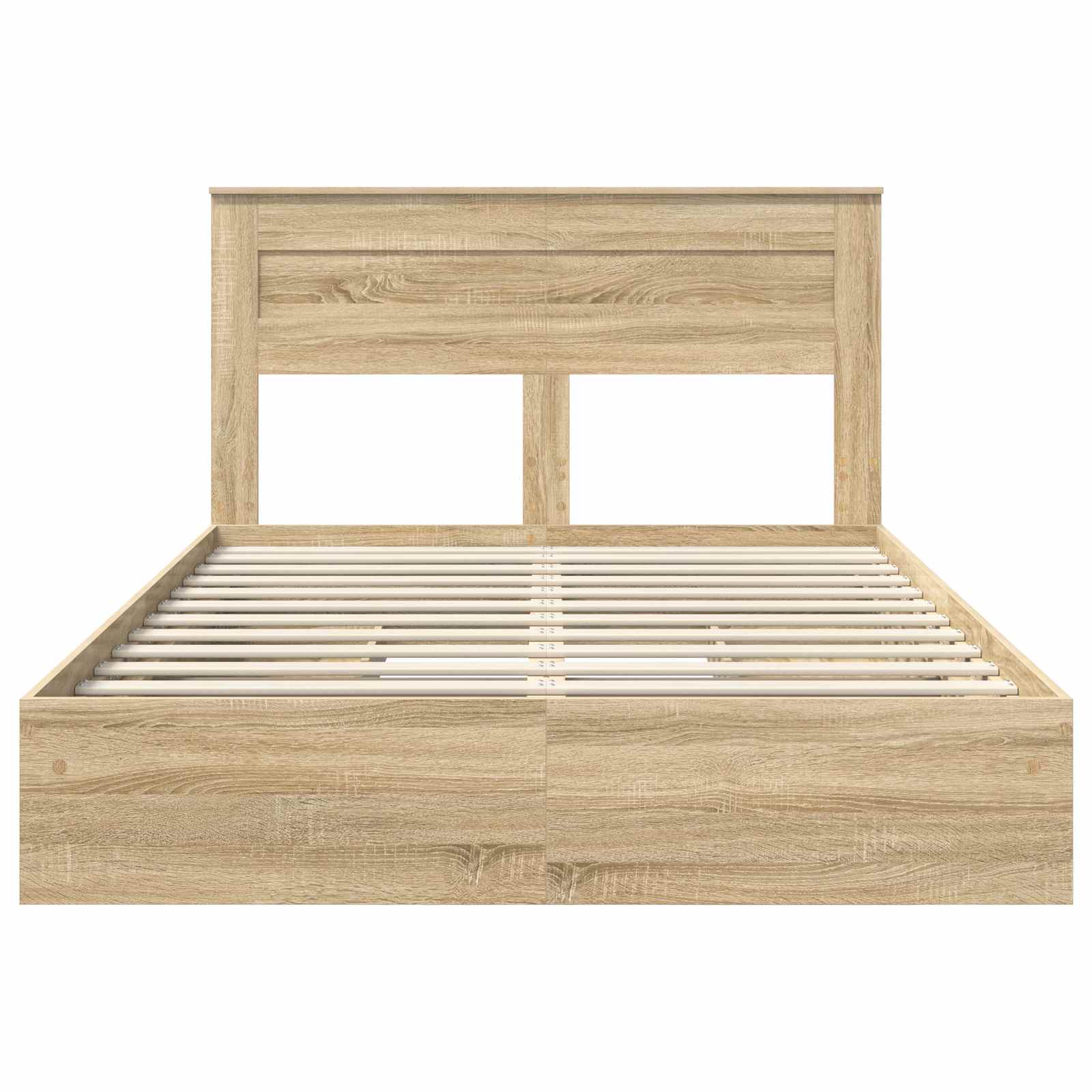 Lit de Rangement Chêne Sonoma 160 x 200 cm Bois d'ingénierie - XIOS
