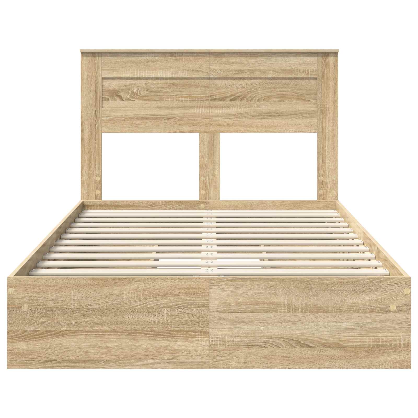 Lit de Rangement Chêne Sonoma 135 x 190 cm Bois d'ingénierie - XIOS