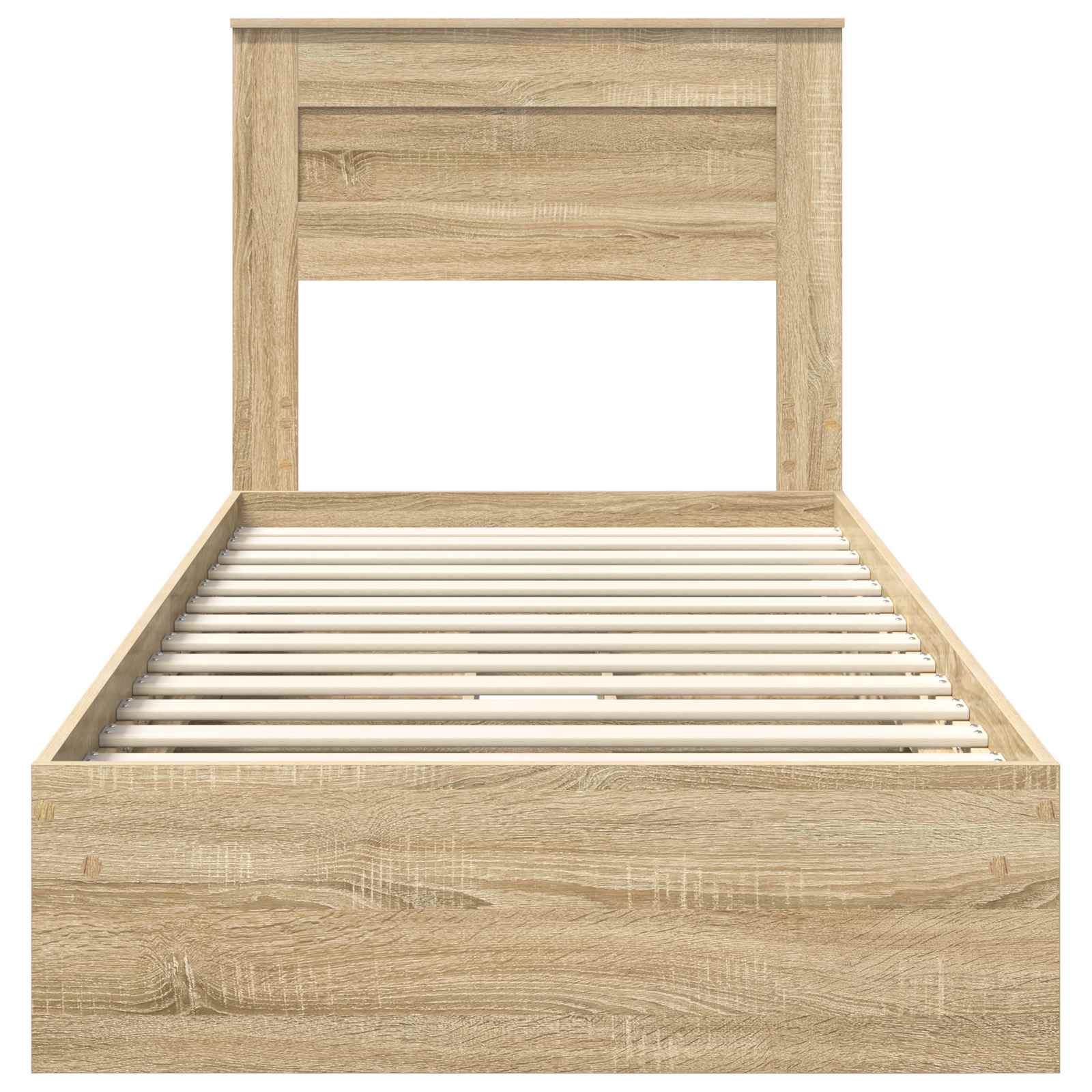 Cadre de lit Chêne Sonoma 75 x 190 cm Bois d'ingénierie - XIOS