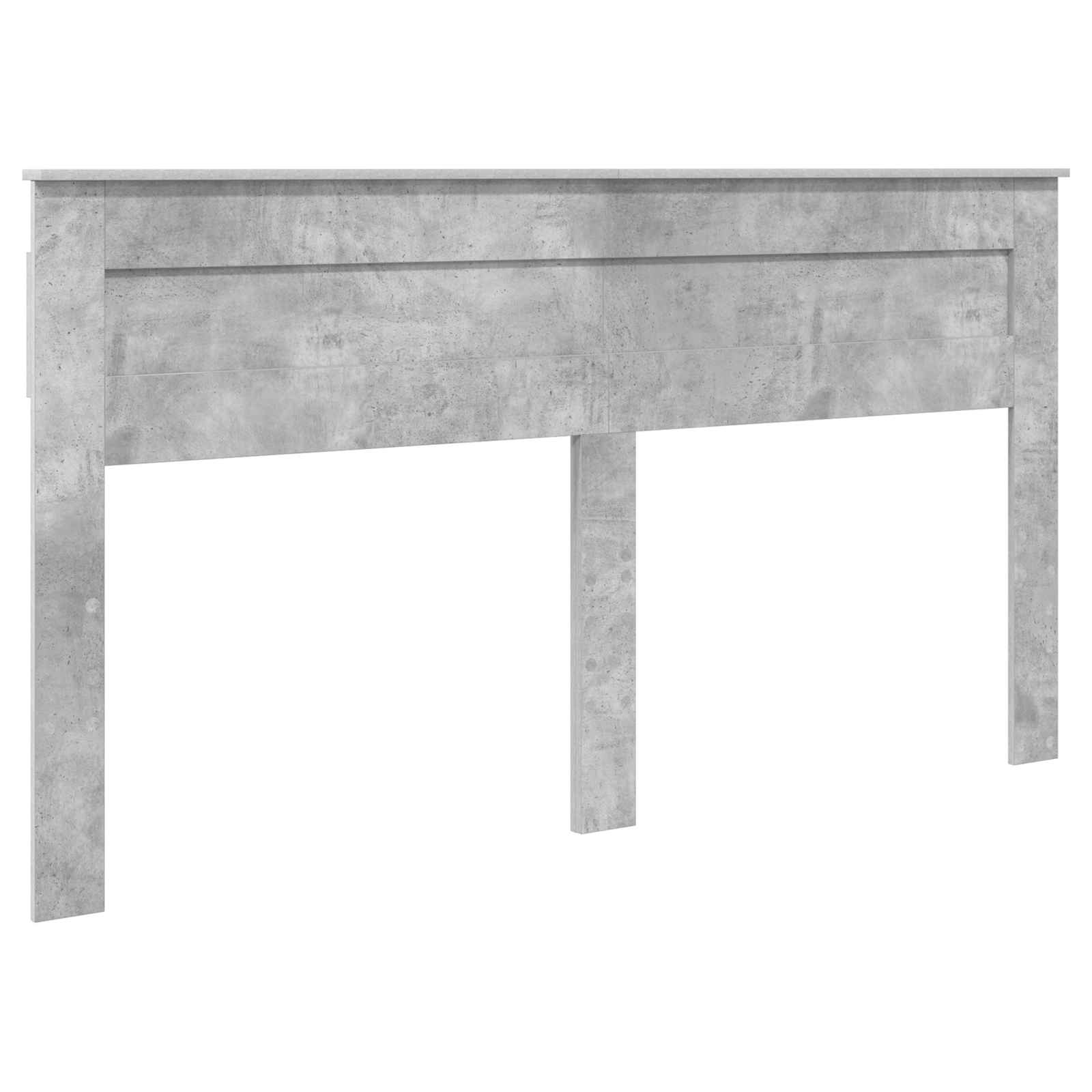 Cadre de lit Gris béton 180 x 200 cm Bois d'ingénierie - XIOS