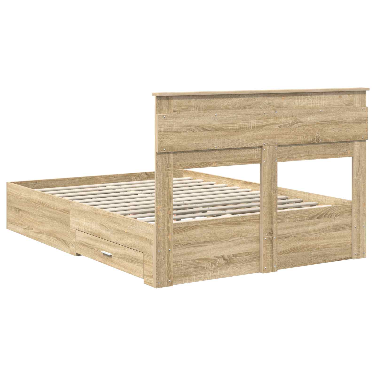 Cadre de lit Chêne Sonoma 150 x 200 cm Bois d'ingénierie - XIOS