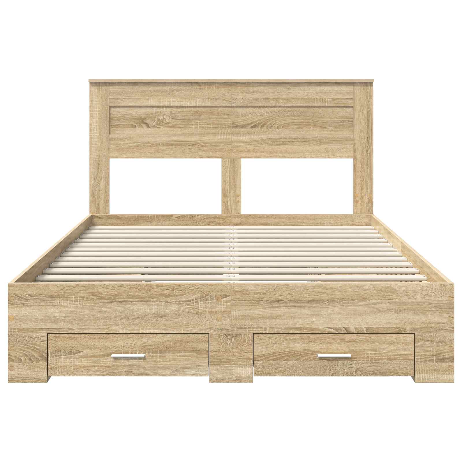 Cadre de lit Chêne Sonoma 150 x 200 cm Bois d'ingénierie - XIOS