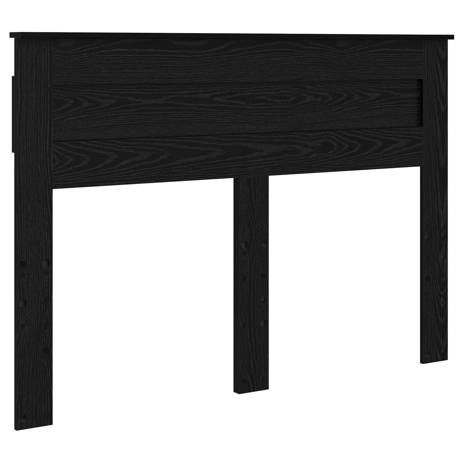 Cadre de lit Chêne noir 140 x 190 cm Bois d'ingénierie - XIOS