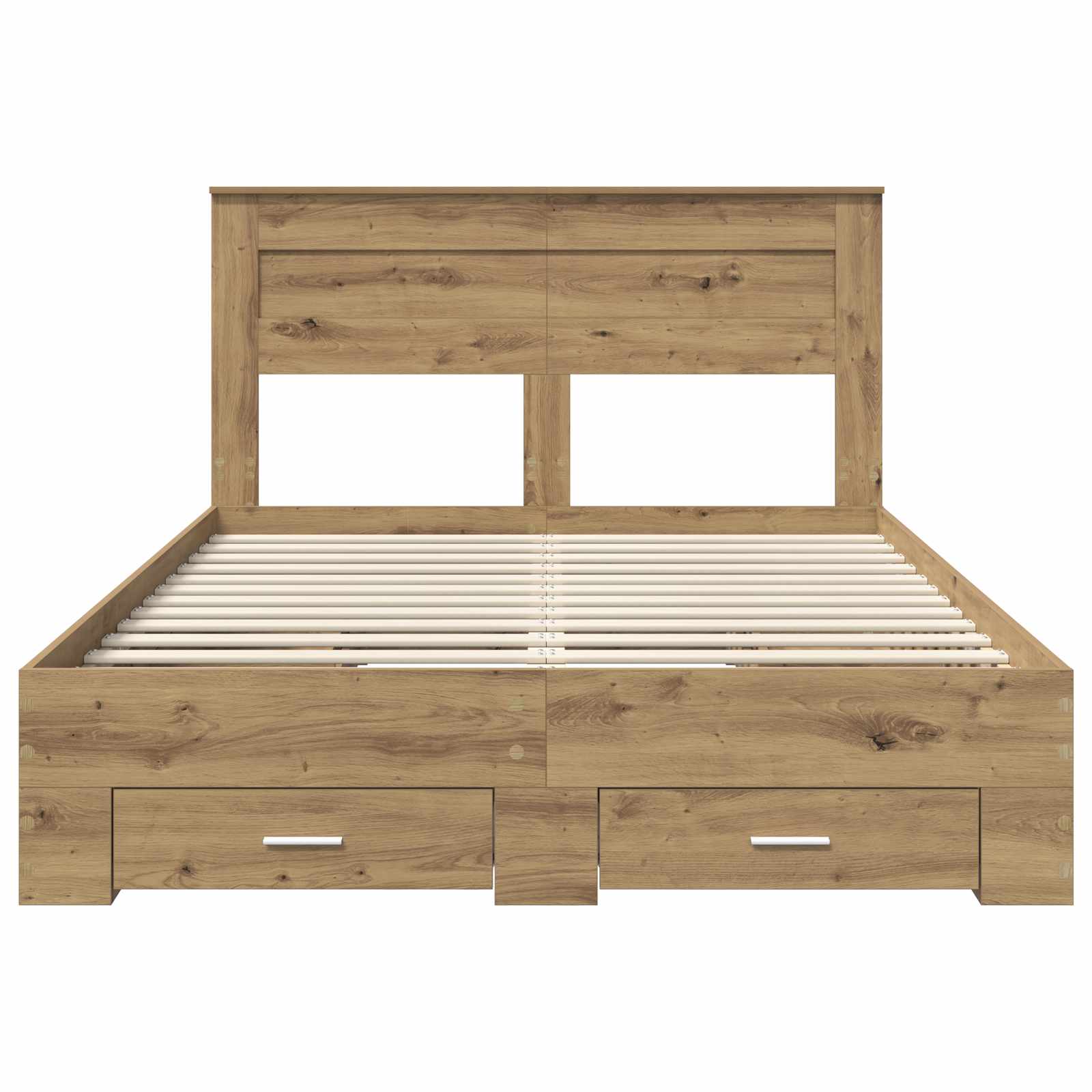 Cadre de lit avec tiroir avec tête de lit Bois d'ingénierie - XIOS